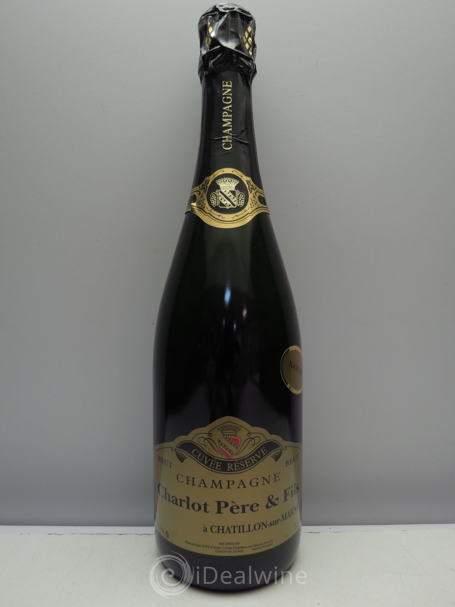 Champagne Brut Nature - Charlot Père & fils - Posten von 1 Flasche - 0