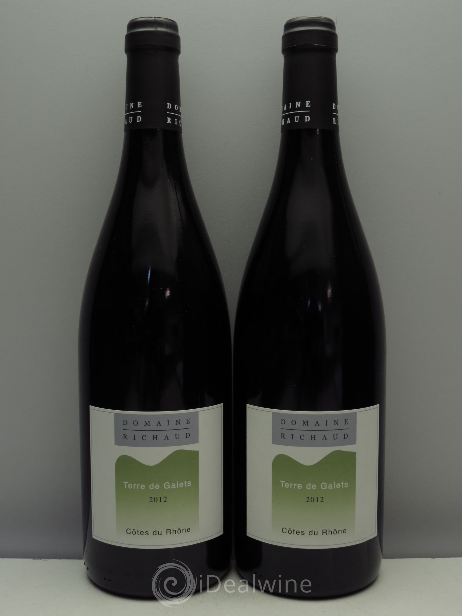 Côtes-du-Rhône Terre De Galets Domaine Richaud 2012 - Posten von 2 Flaschen - 0