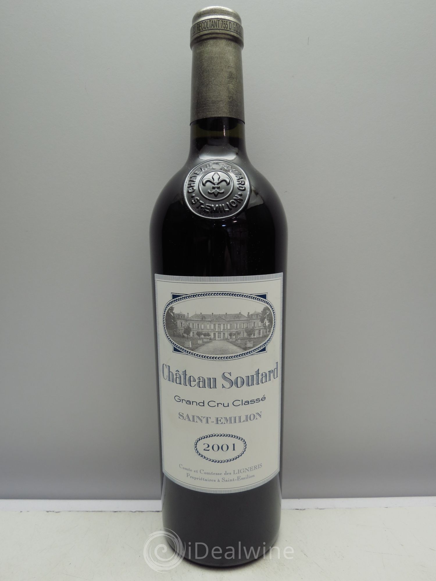 Château Soutard Grand Cru Classé 2001 - Lot de 1 bouteille - 0