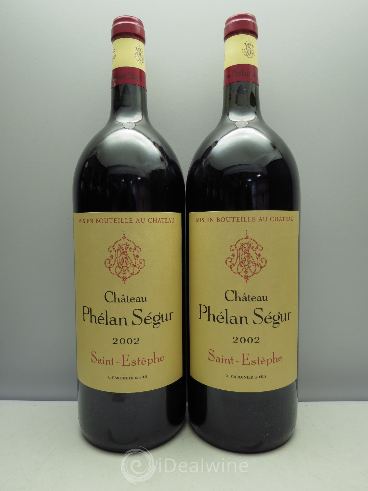 Château Phélan Ségur 2002 - Lot de 2 magnums - 0