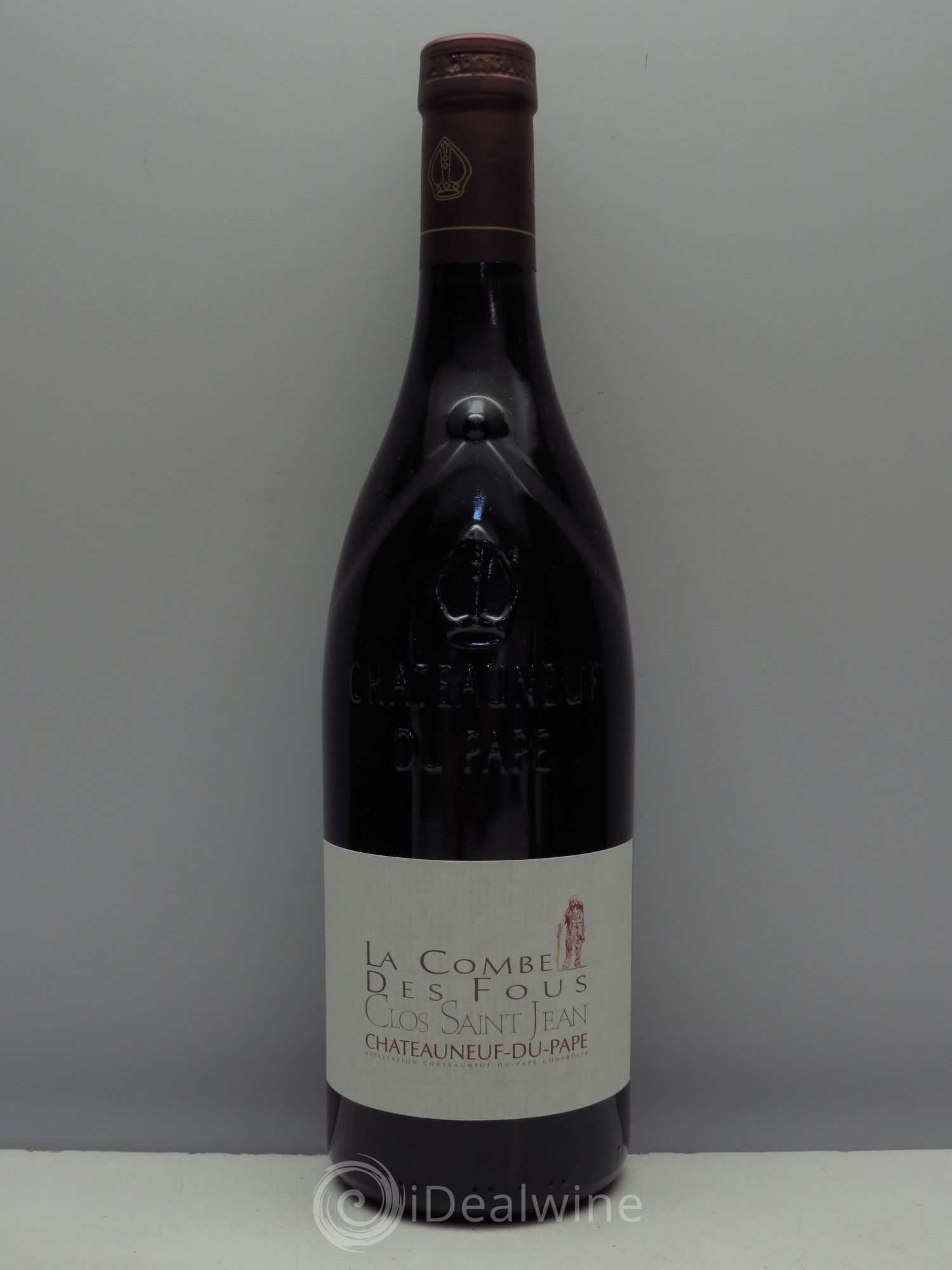 Châteauneuf-du-Pape Clos Saint-Jean La Combe des Fous Pascal et Vincent Maurel 2006 - Lot de 1 bouteille - 0