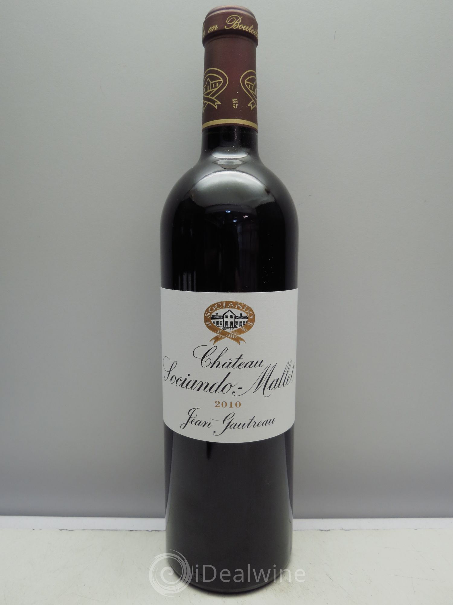 Château Sociando Mallet 2010 - Lot de 1 bouteille - 0