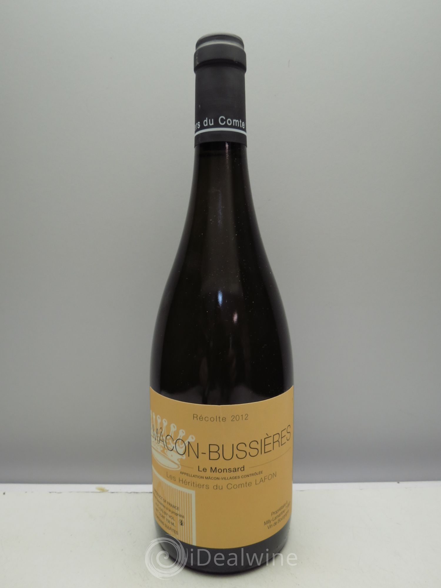 Mâcon Bussières - Le Monsard Héritiers du Comte Lafon (Domaine des) 2012 - Lot de 1 bouteille - 0