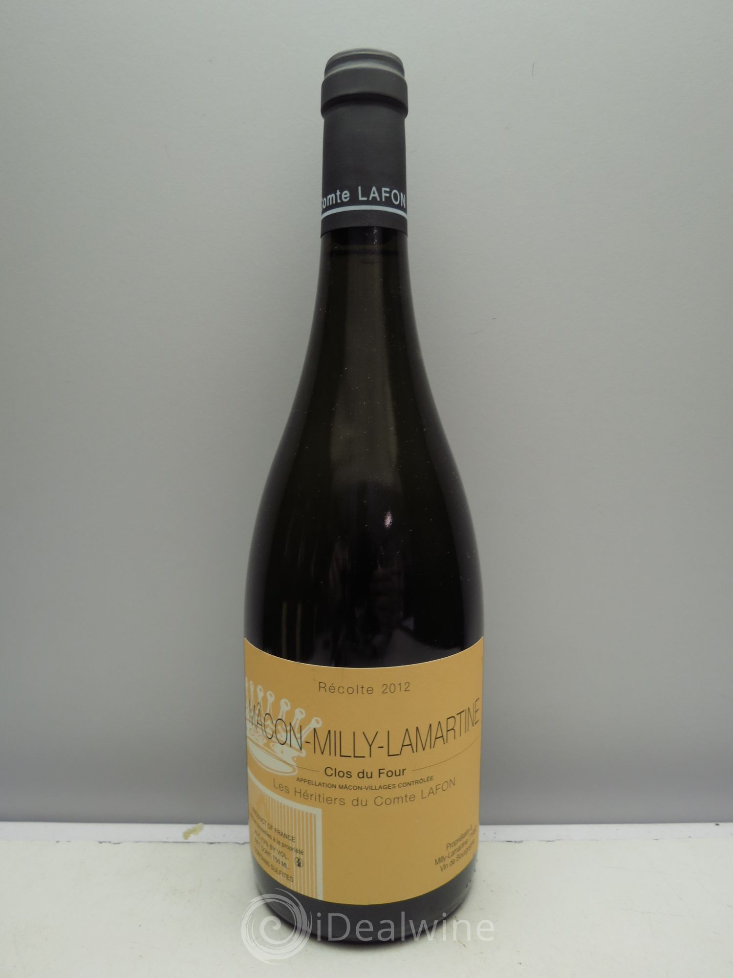 Mâcon Milly-Lamartine Clos du Four Héritiers du Comte Lafon (Domaine des) 2012 - Lot de 1 bouteille - 0