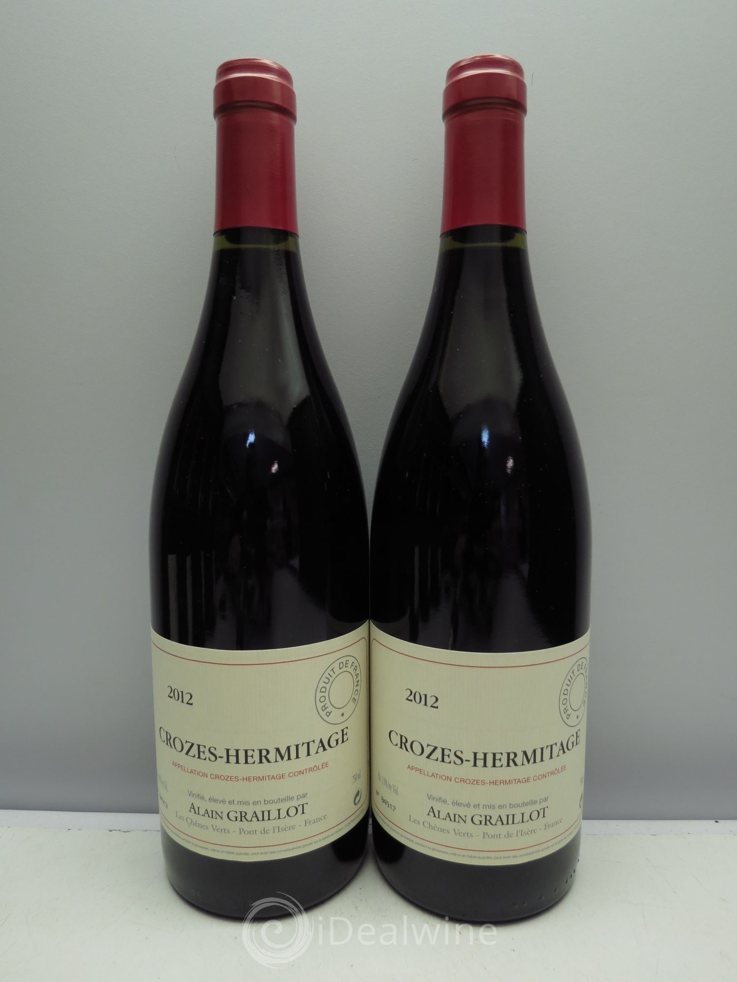 Crozes-Hermitage Domaine Graillot 2012 - Lot de 2 bouteilles - 0