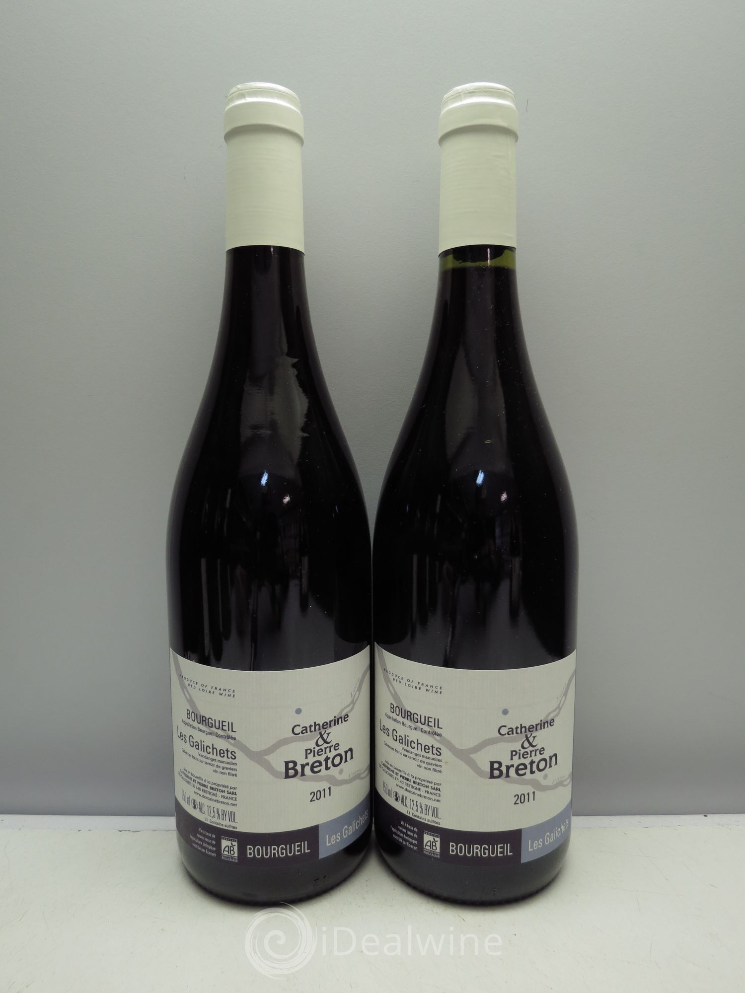 Bourgueil Les Galichets Catherine & Pierre Breton 2011 - Posten von 2 Flaschen - 0
