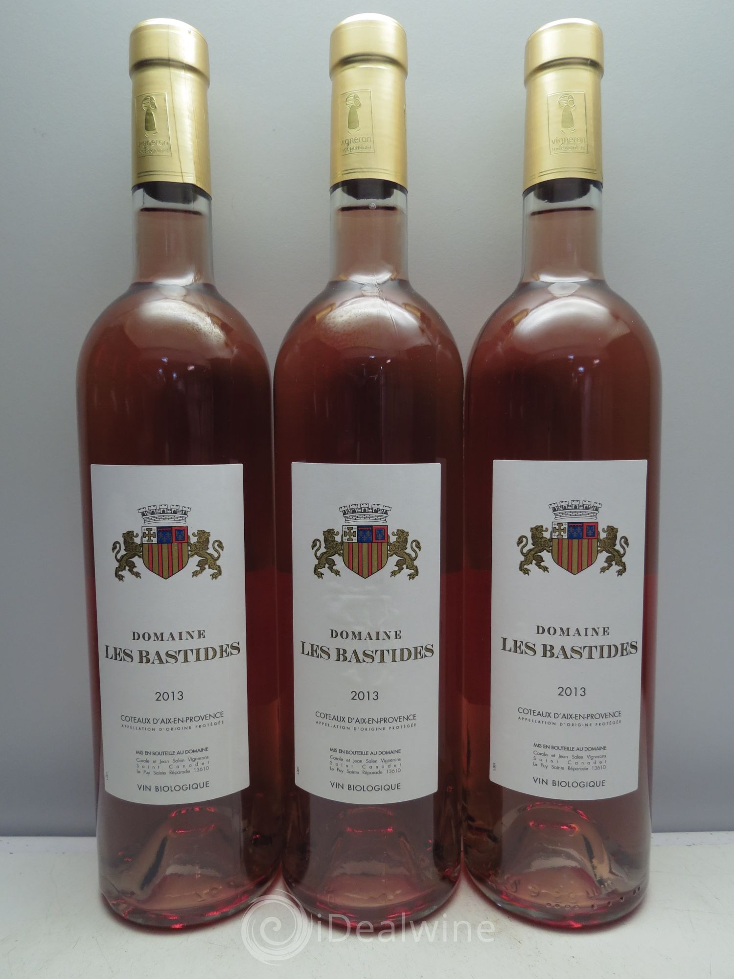 Coteaux d'Aix-en-Provence Les Bastides (Domaine) Famille Salen 2013 - Lot de 3 bouteilles - 0