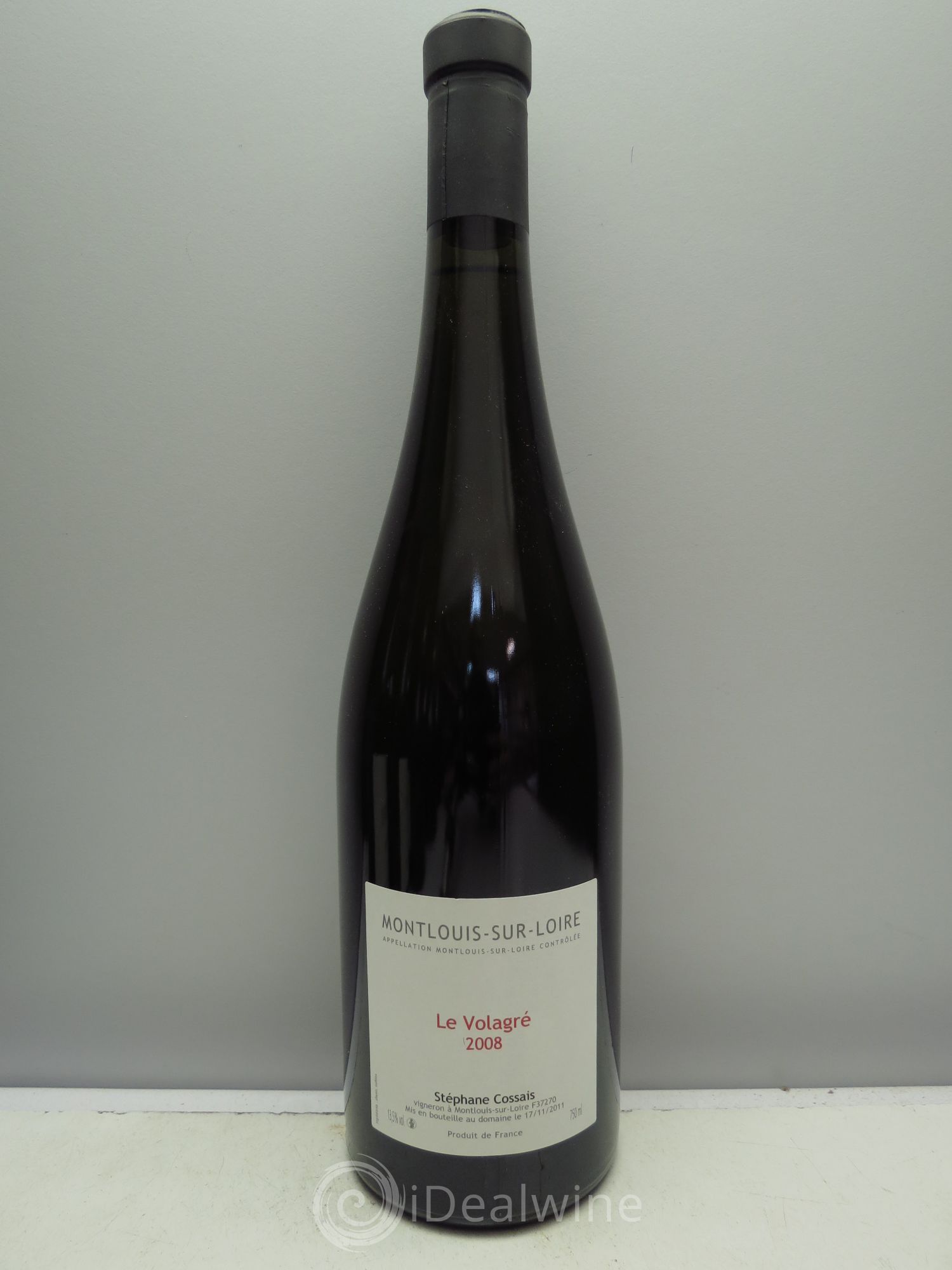 Montlouis-sur-Loire Le Volagre Stephane Cossais 2008 - Posten von 1 Flasche - 0