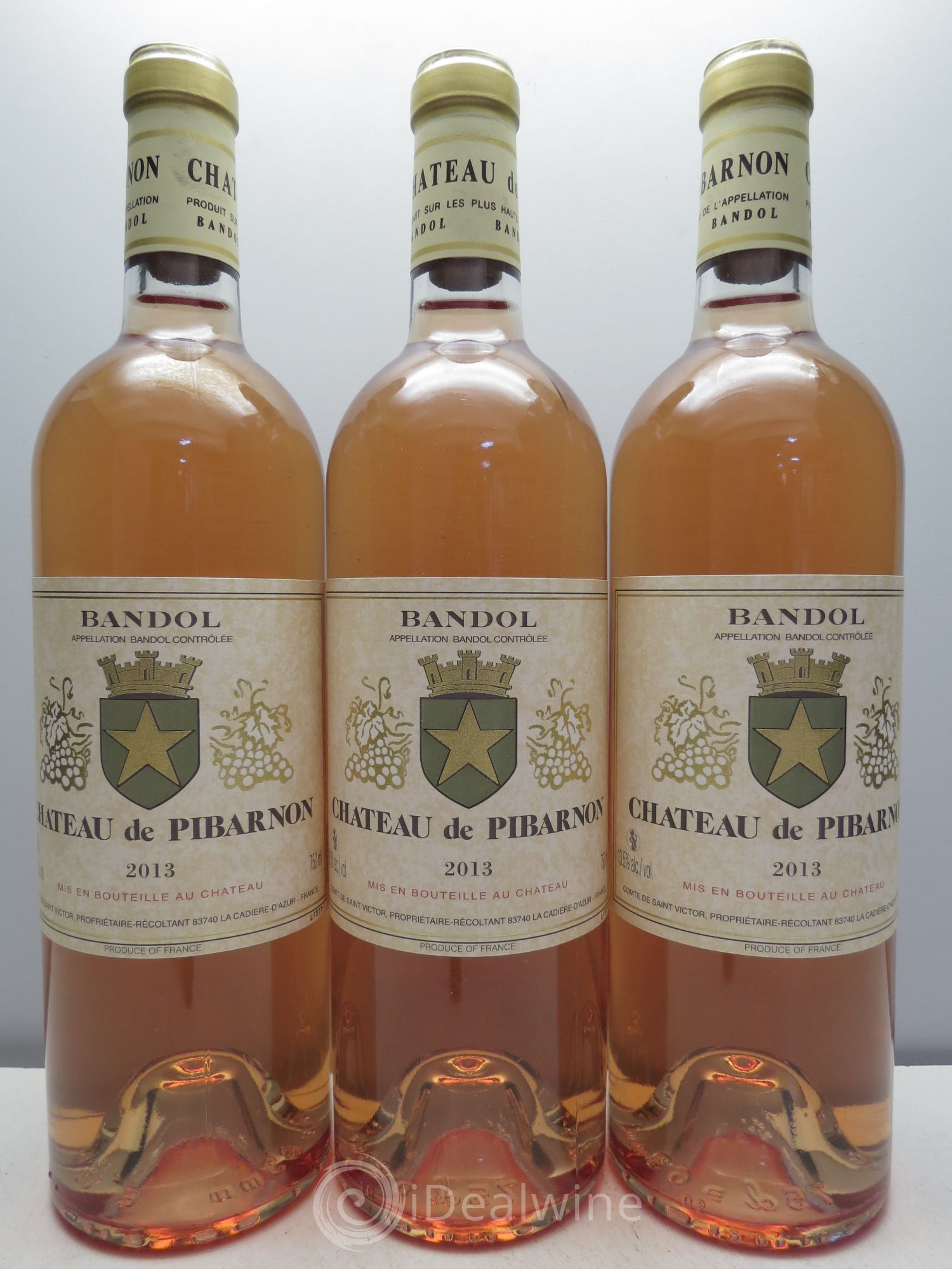 Bandol Château de Pibarnon Comte de Saint-Victor 2013 - Lot de 3 bouteilles - 0