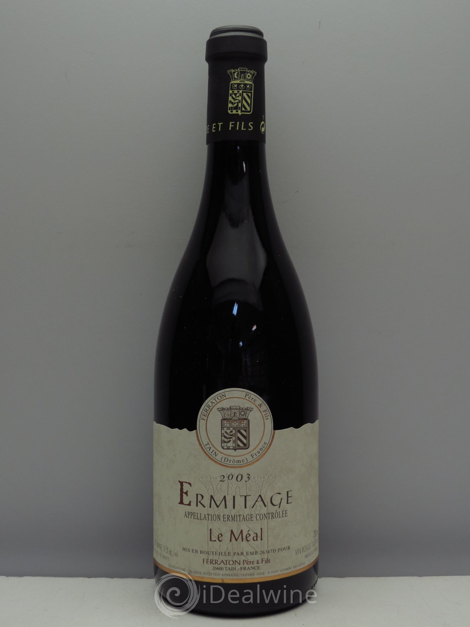 Hermitage Ermitage Le Méal - Ferraton Père & fils 2003 - Posten von 1 Flasche - 0