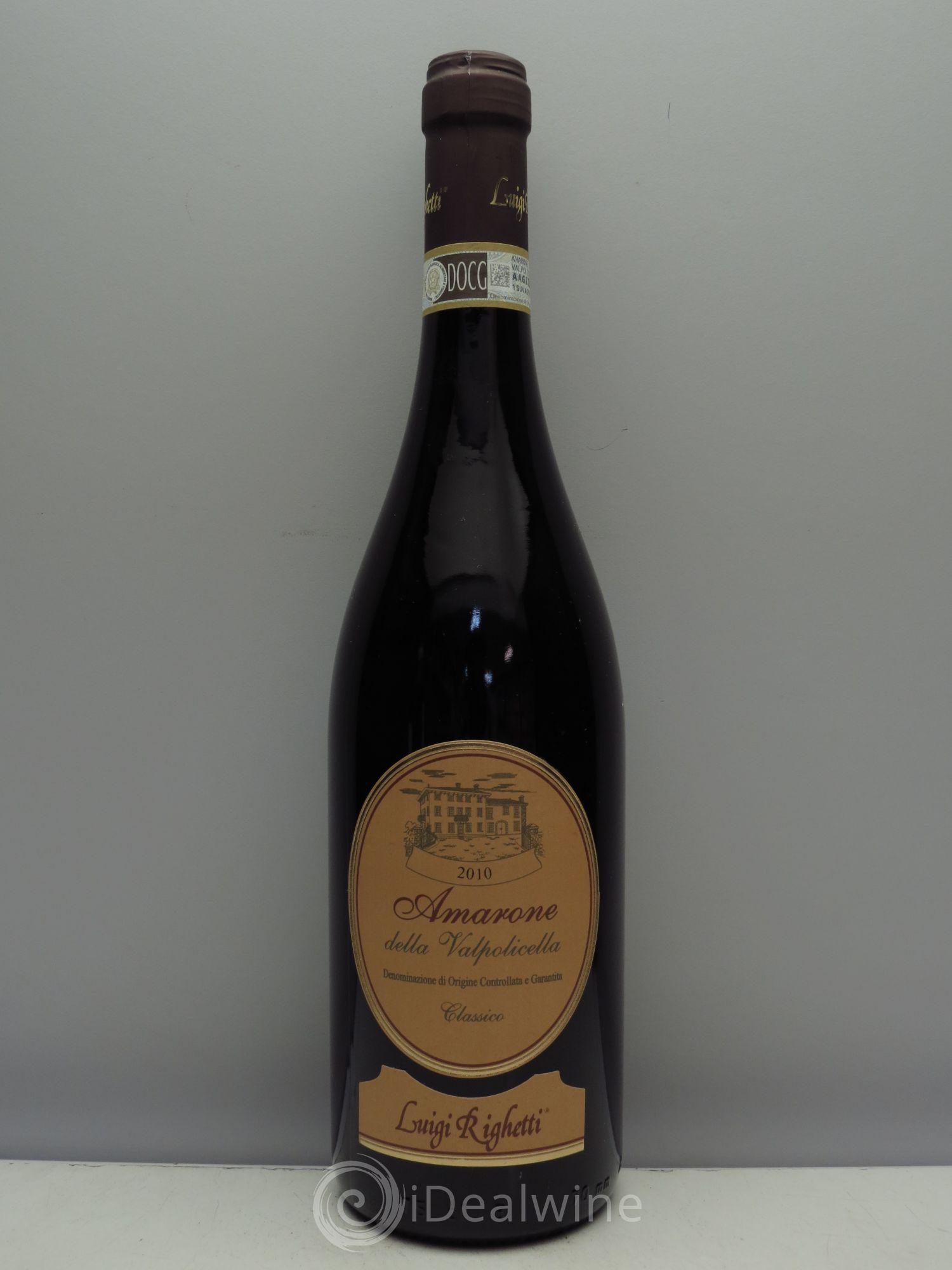 Amarone della Valpolicella DOC Classico Luigi Righetti 2010 - Lot de 1 bouteille - 0