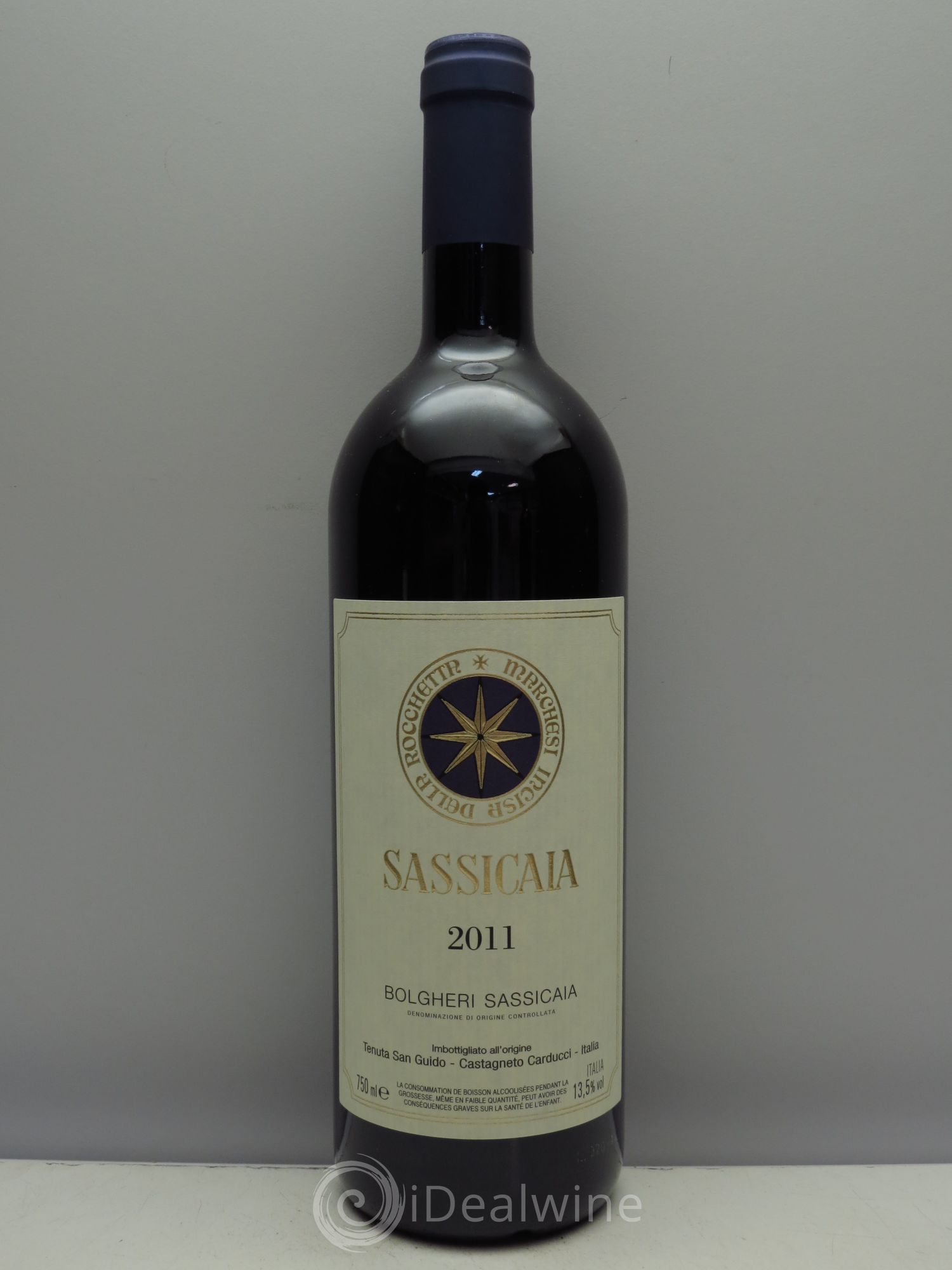 Bolgheri DOC Sassicaia Tenuta San Guido 2011 - Lot de 1 bouteille - 0