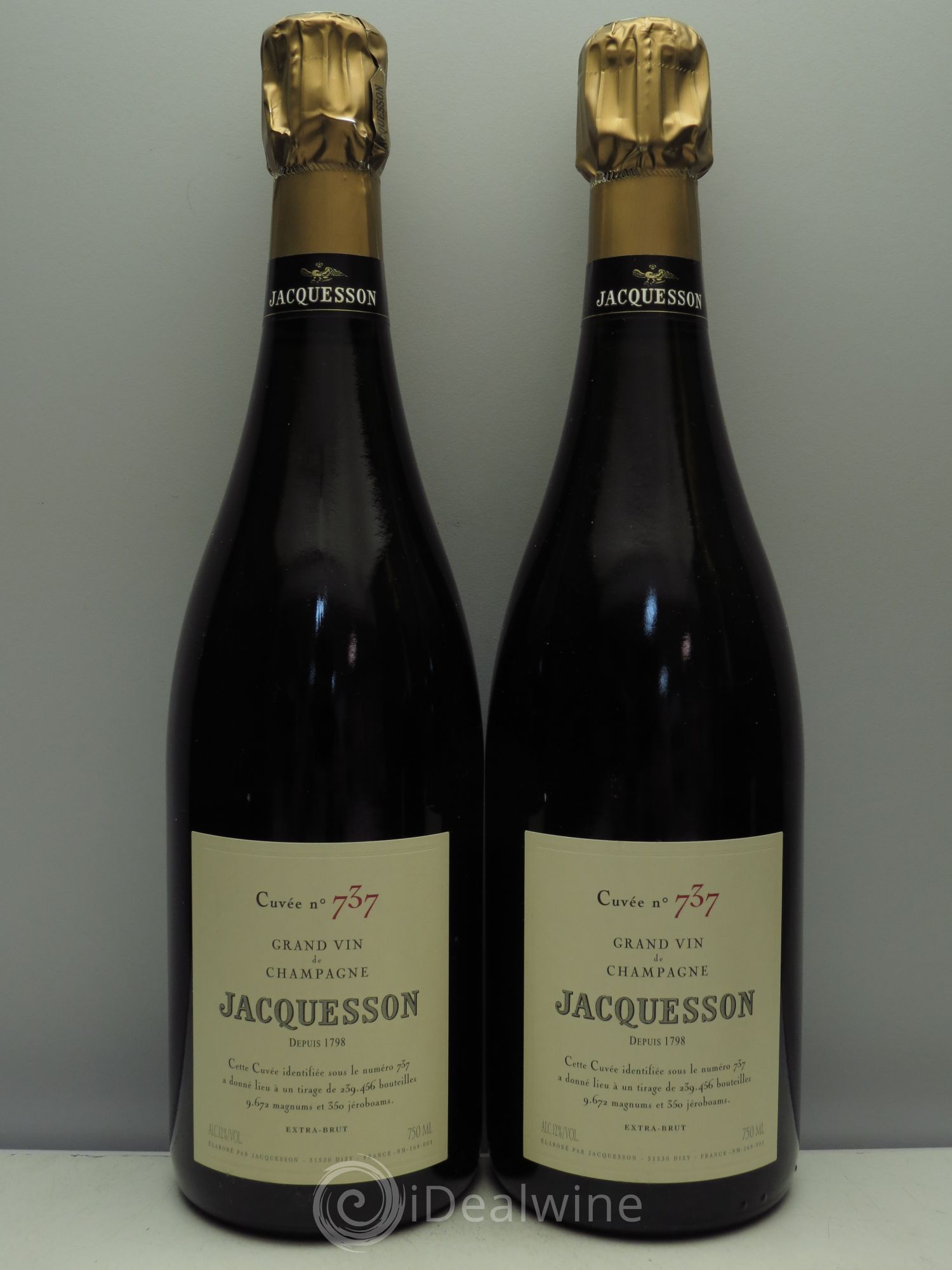 Cuvée 737 Jacquesson - Lot de 2 bouteilles - 0