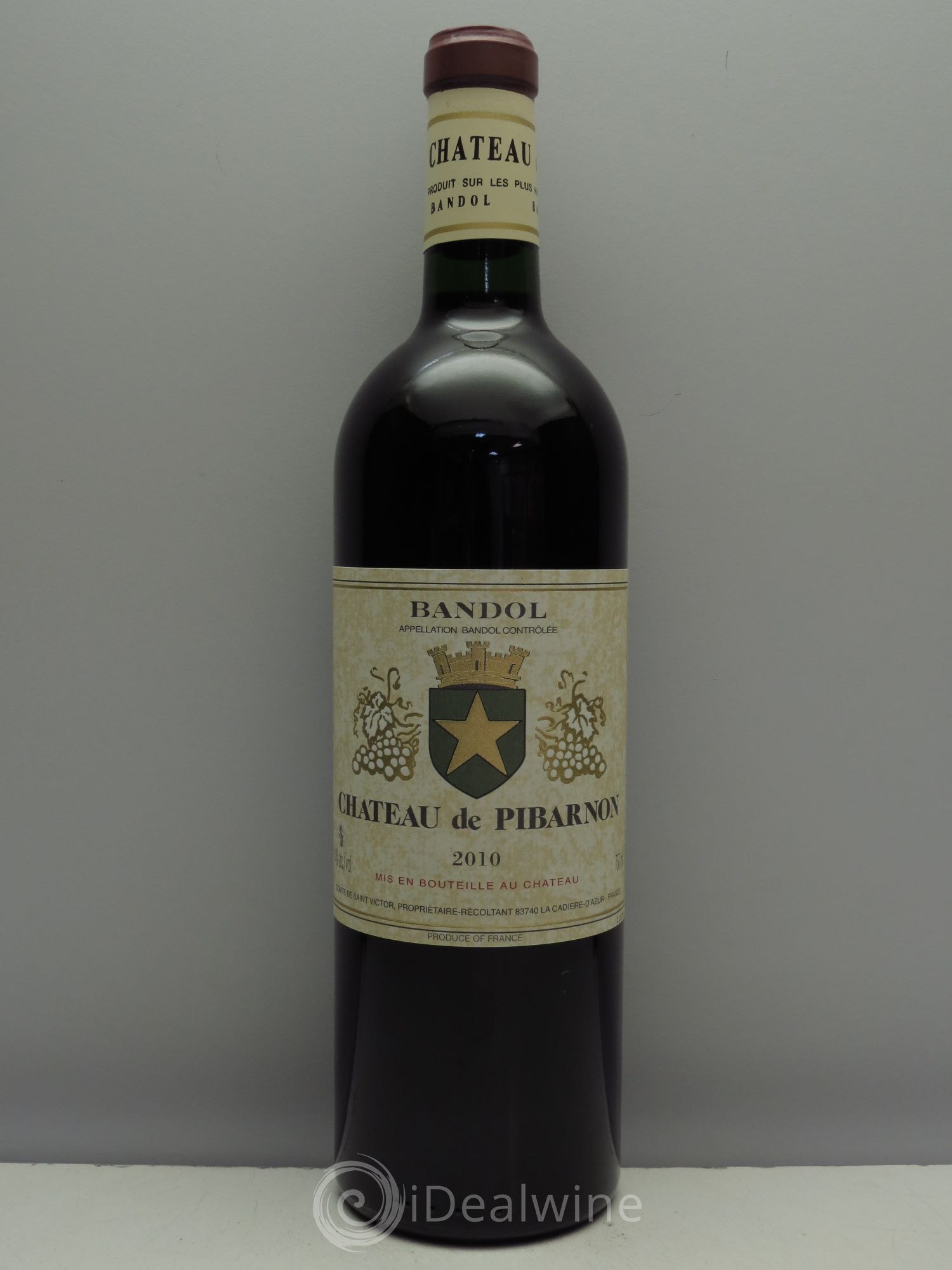Bandol Château de Pibarnon Comte de Saint-Victor 2010 - Lot de 1 bouteille - 0