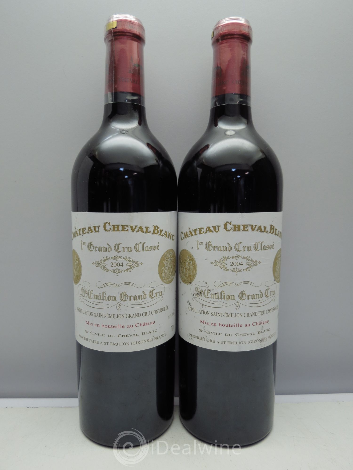Château Cheval Blanc 1er Grand Cru Classé A 2004 - Lot de 6 bouteilles - 1