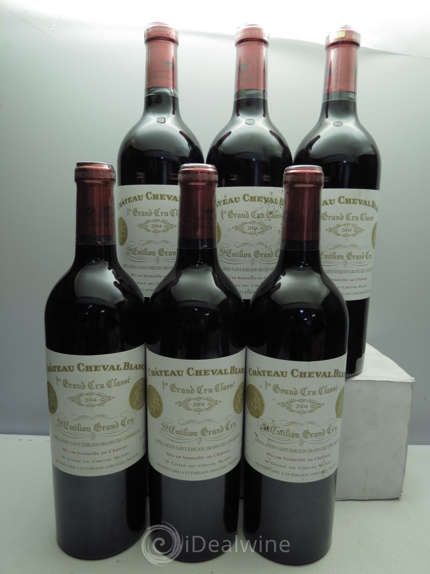 Château Cheval Blanc 1er Grand Cru Classé A 2004 - Lot de 6 bouteilles - 0