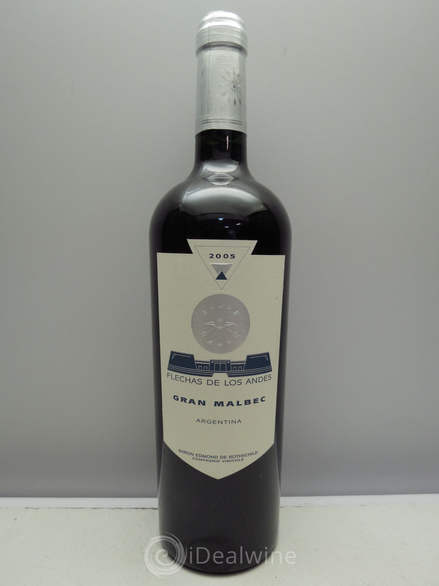 Mendoza Flechas de los Andes "Gran Malbec" Baron Edmond de Rothschild 2005 - Posten von 1 Flasche - 0