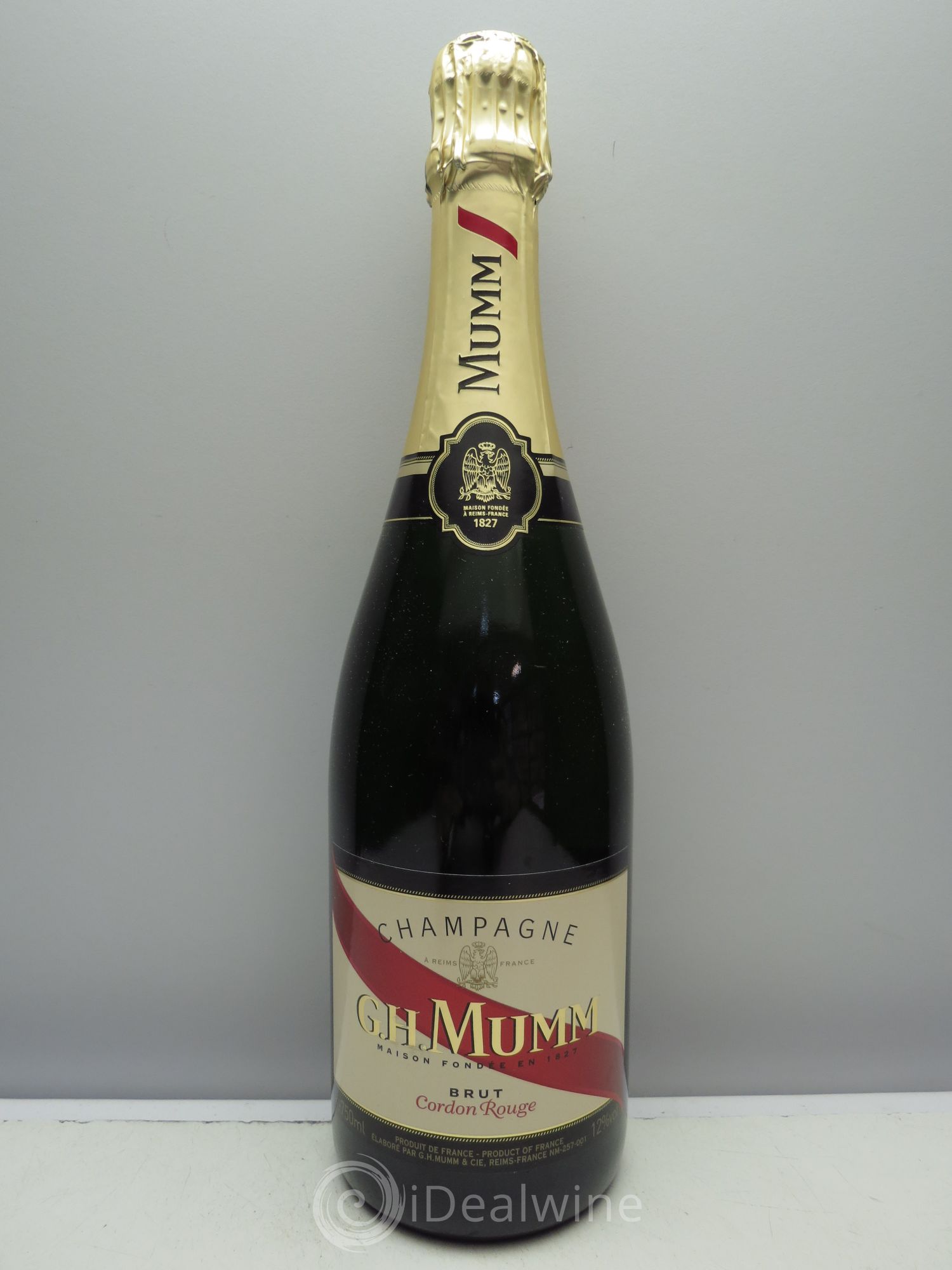 Grand Cordon Mumm 2012 - Lot de 1 bouteille - 0