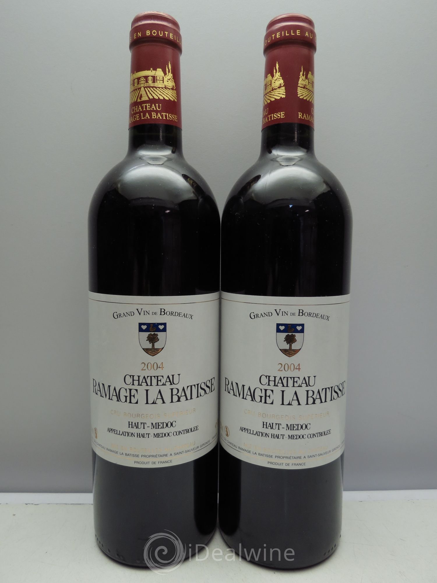 Château Ramage la Bâtisse Cru Bourgeois 2004 - Lot de 2 bouteilles - 0