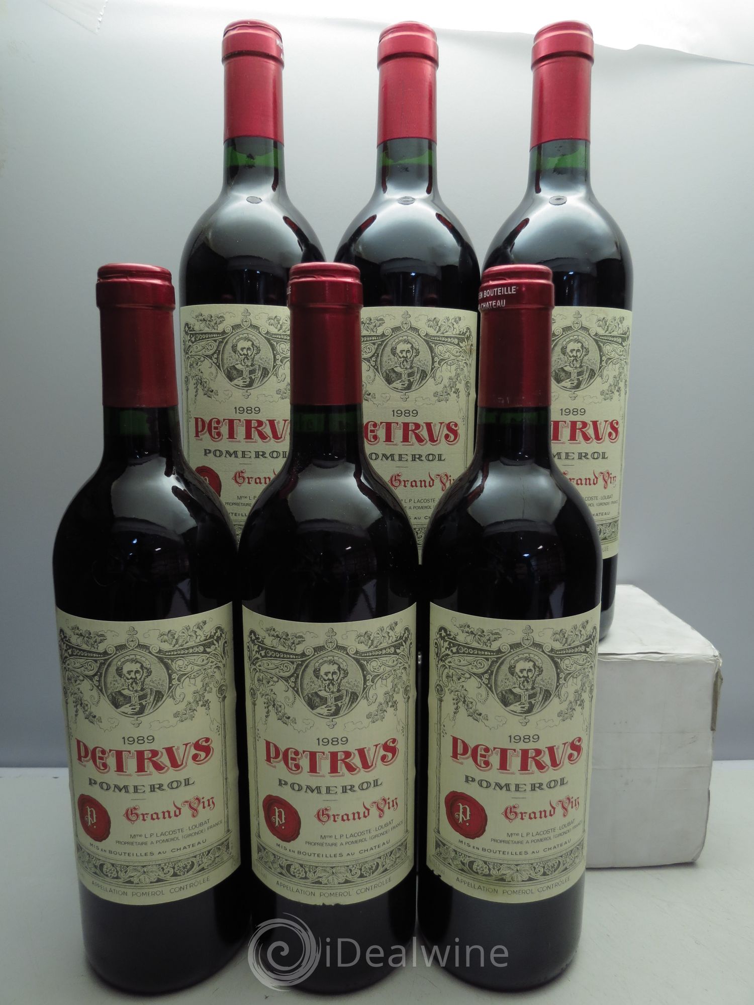 Petrus 1989 - Lot de 6 bouteilles - 0