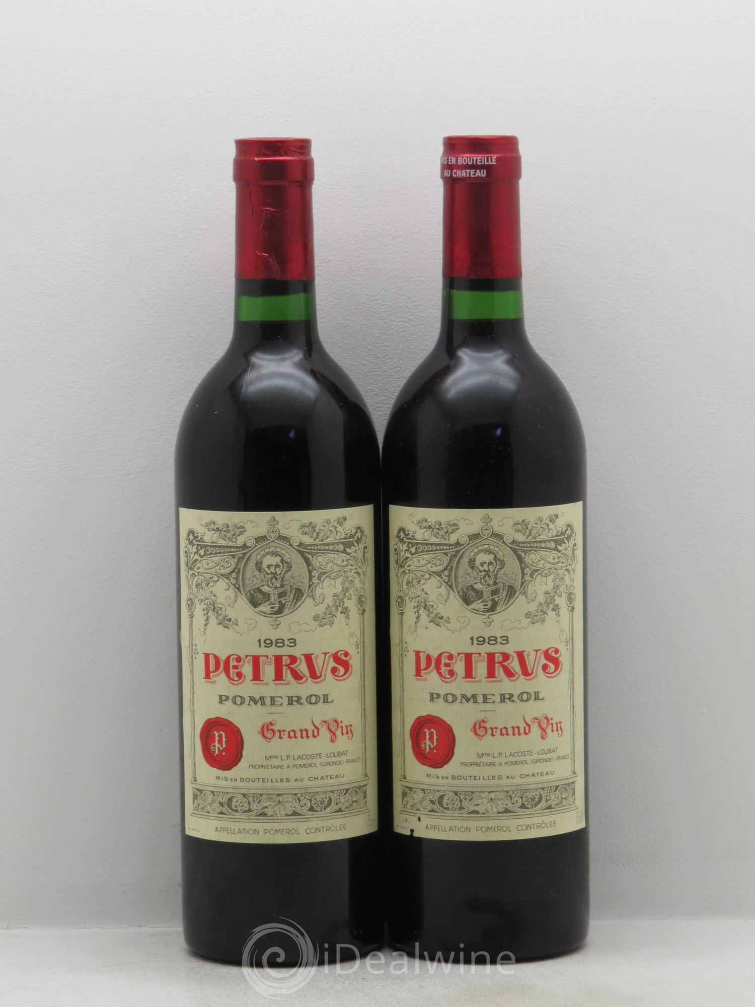 Petrus 1983 - Lot de 2 bouteilles - 0