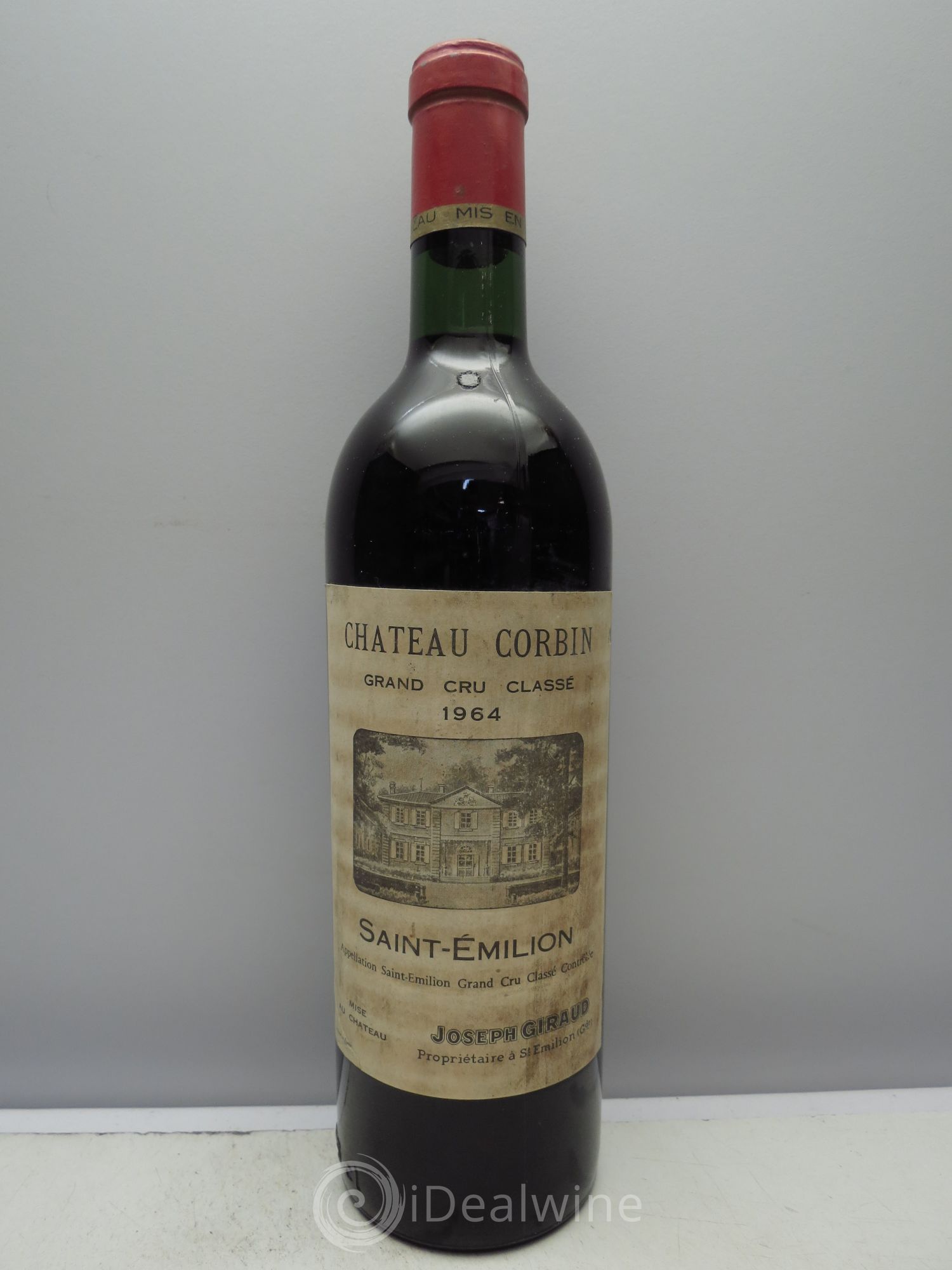 Château Corbin Grand Cru Classé 1964 - Lot de 1 bouteille - 0