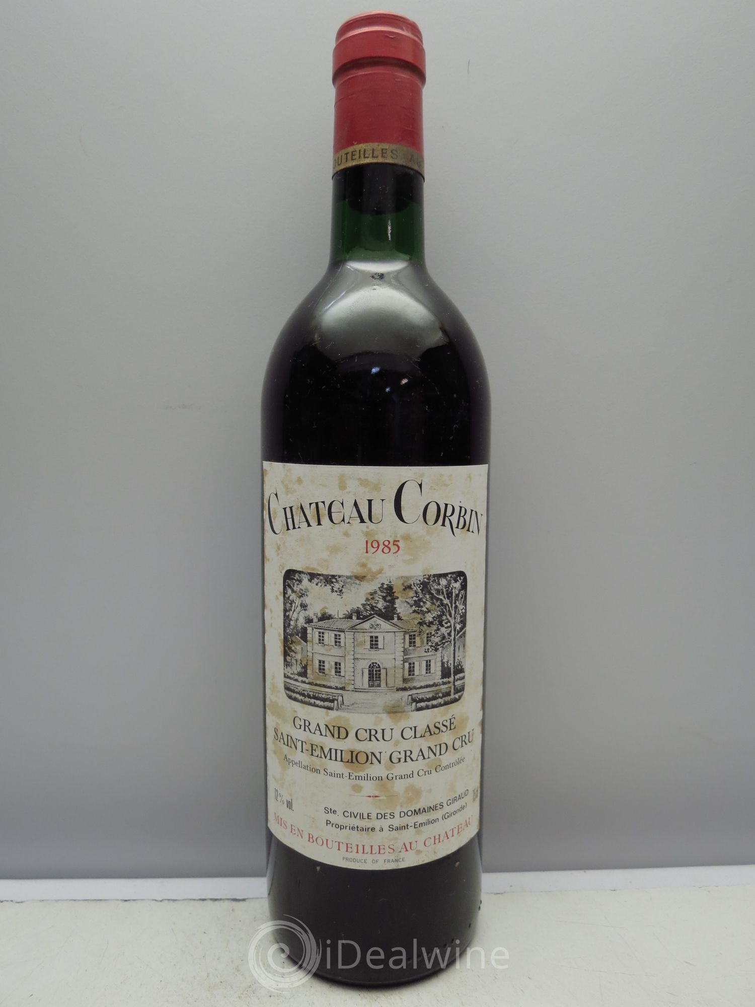 Château Corbin Grand Cru Classé (sans prix de réserve/no reserve) 1985 - Posten von 12 Flaschen - 0