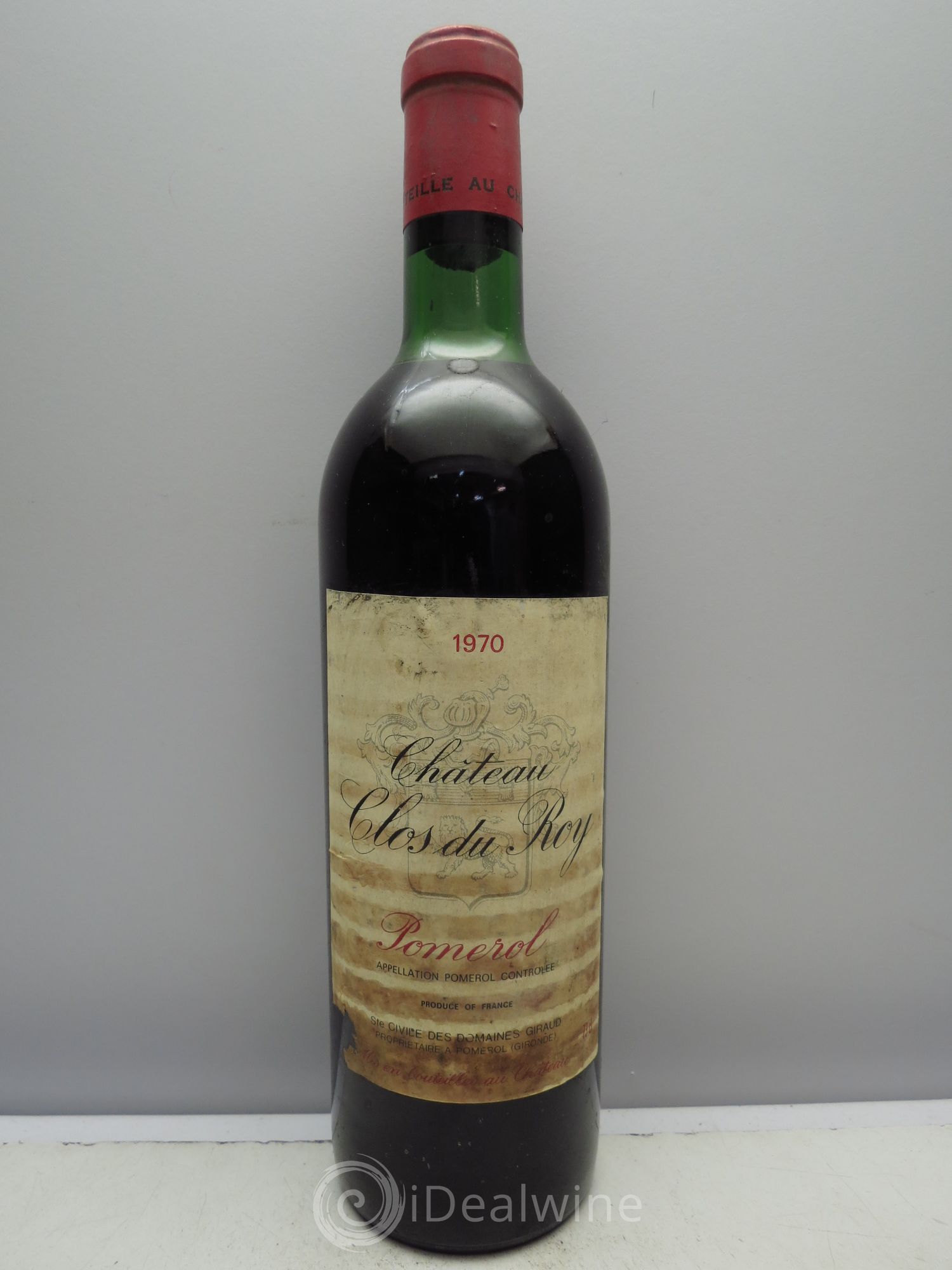 Pomerol Clos du Roy 1970 - Posten von 1 Flasche - 0