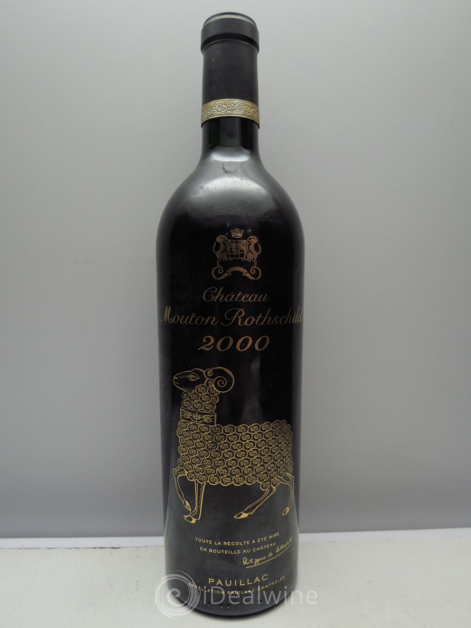 Château Mouton Rothschild 1er Grand Cru Classé 2000 - Lot de 1 bouteille - 0