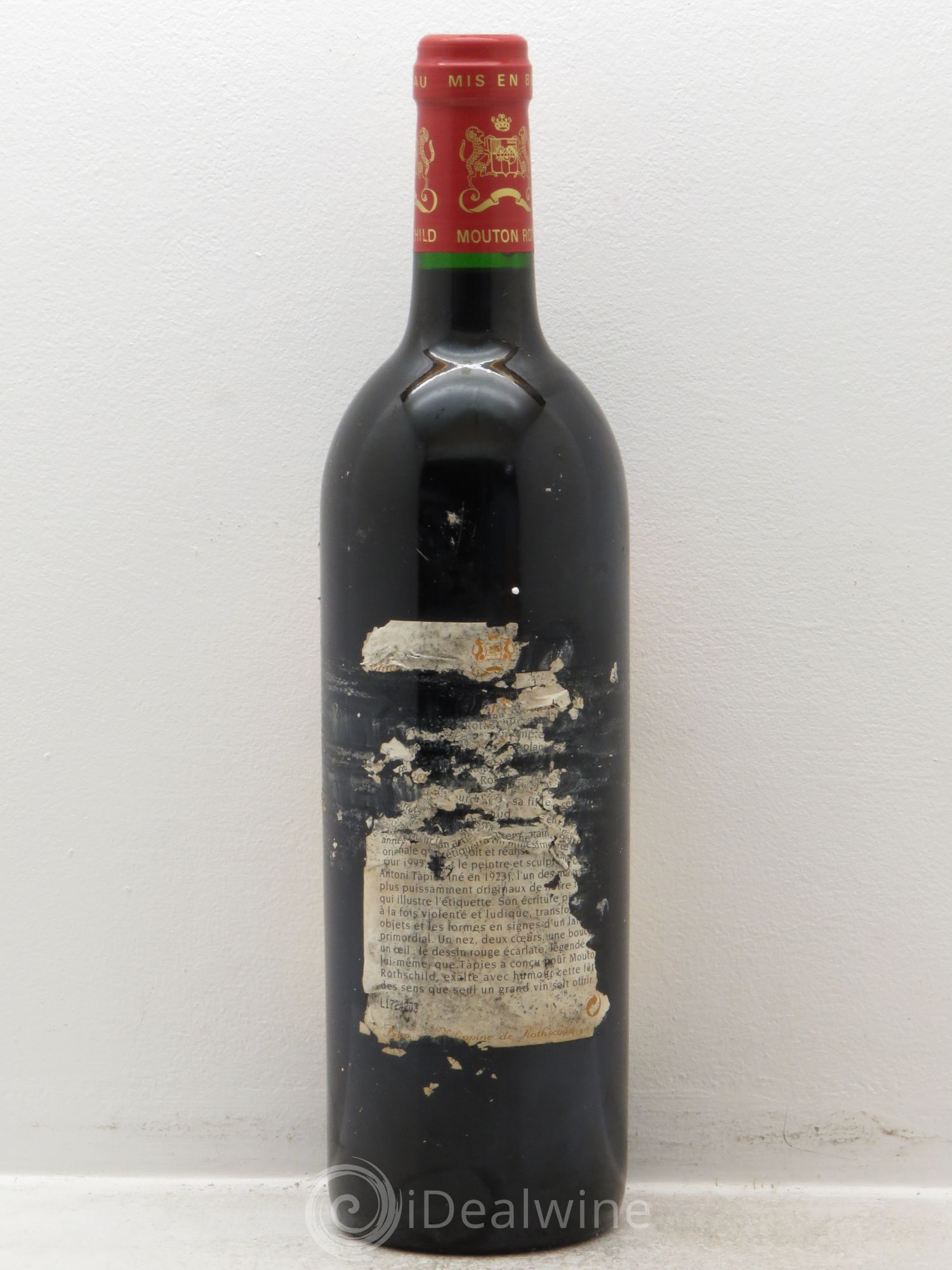 Château Mouton Rothschild 1er Grand Cru Classé 1995 - Lot de 1 bouteille - 1