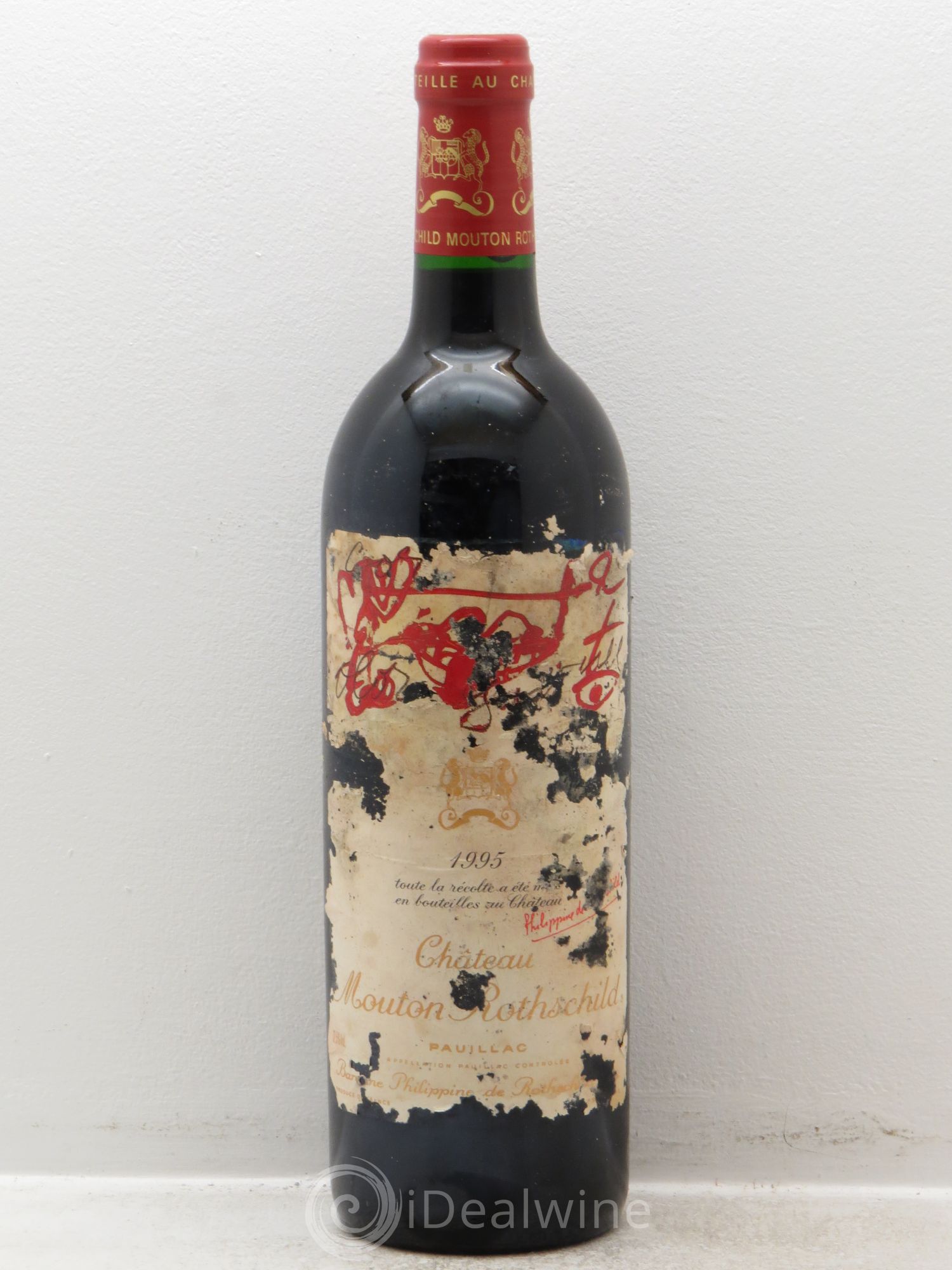 Château Mouton Rothschild 1er Grand Cru Classé 1995 - Lot de 1 bouteille - 0