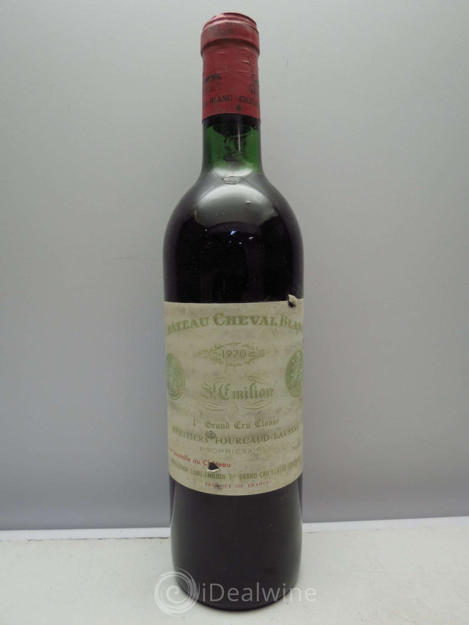 Château Cheval Blanc 1er Grand Cru Classé A 1970 - Lot de 1 bouteille - 0