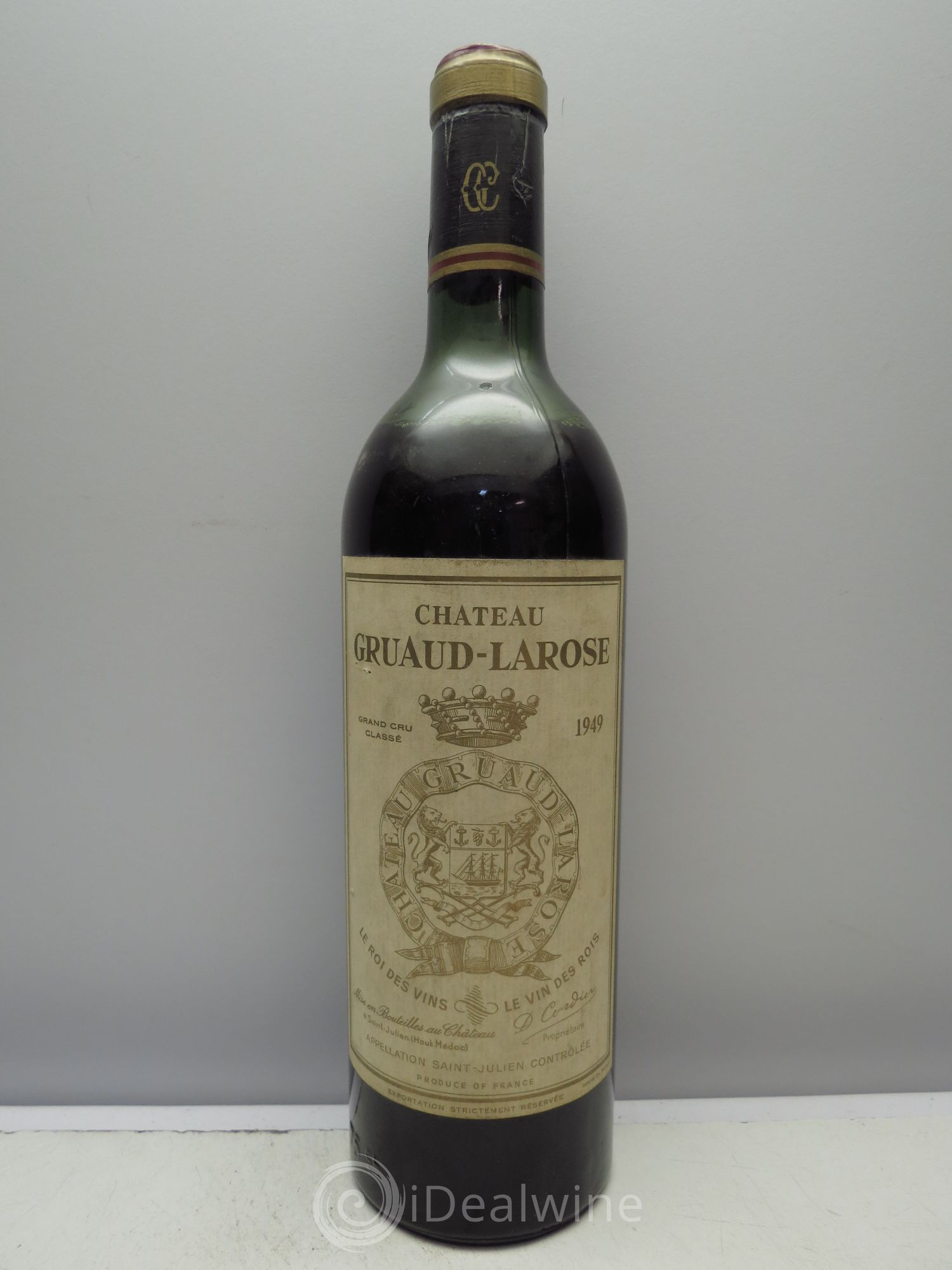 Château Gruaud Larose 2ème Grand Cru Classé 1949 - Lot de 1 bouteille - 0