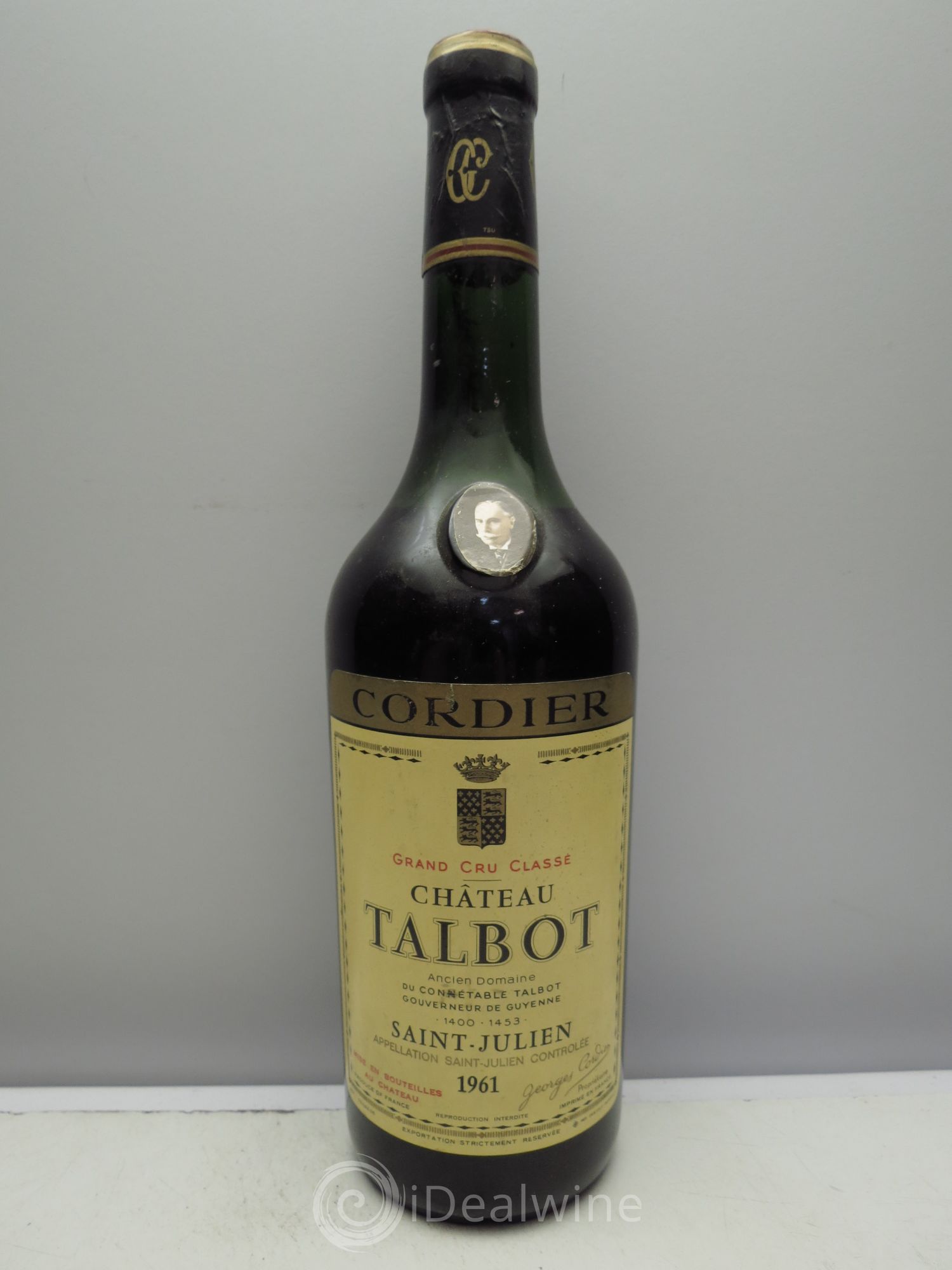 Château Talbot 4ème Grand Cru Classé 1961 - Lot de 1 bouteille - 0