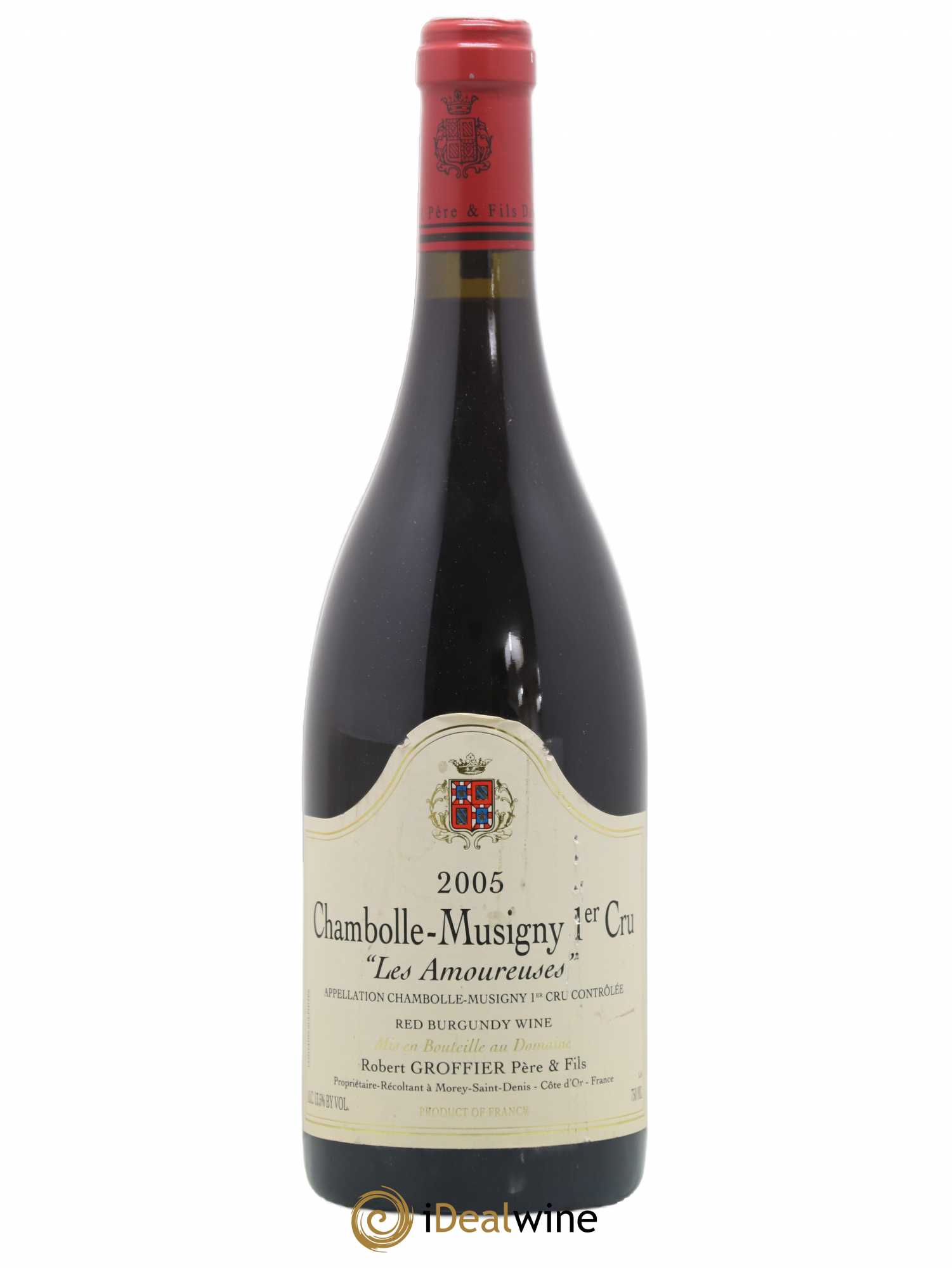 Chambolle-Musigny 1er Cru Les Amoureuses Robert Groffier Père & Fils (Domaine) 2005 - Lot de 1 bouteille - 0