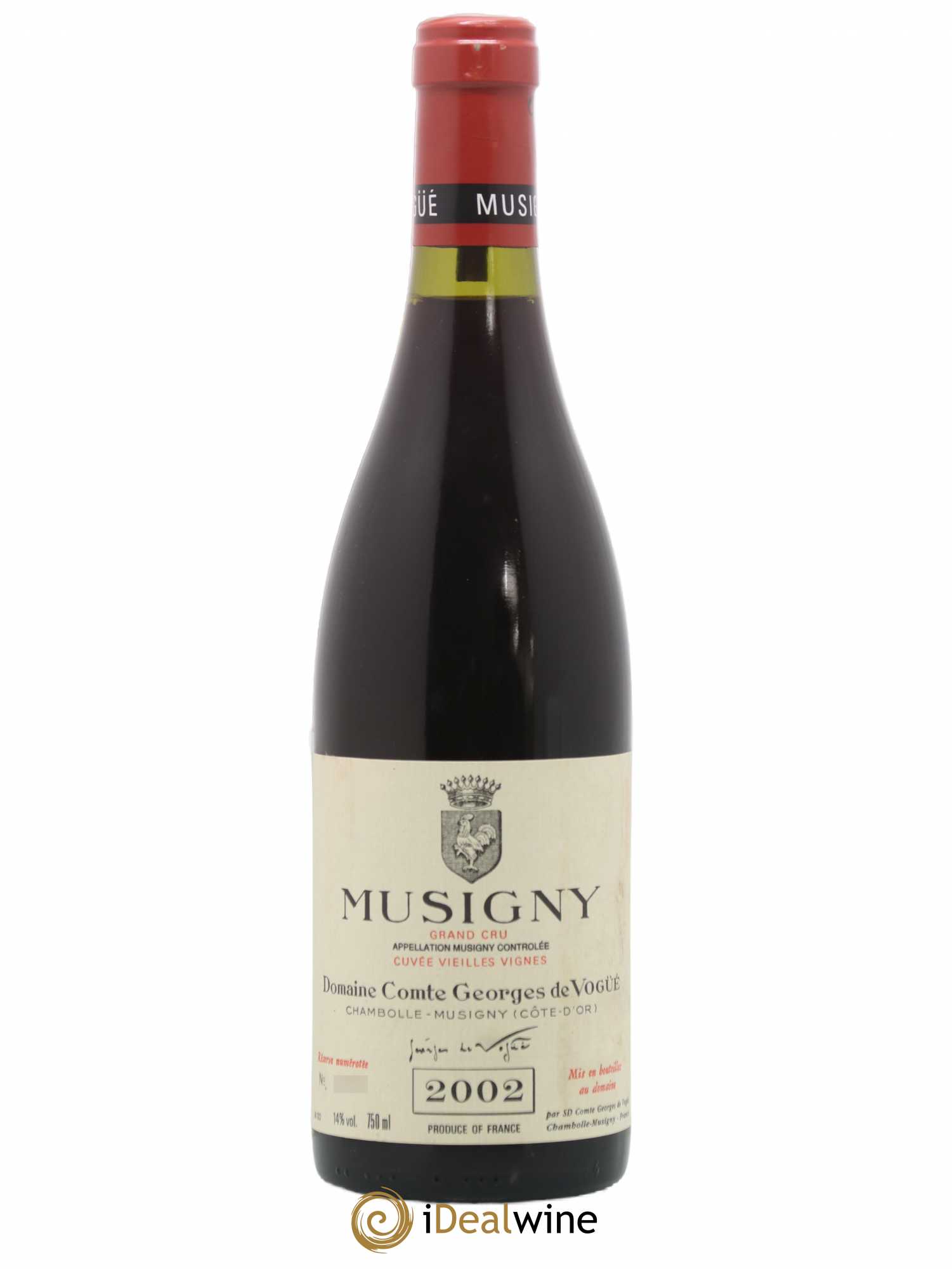 Musigny Grand Cru Cuvée Vieilles Vignes Comte Georges de Vogüé 2002 - Lot de 1 bouteille - 0
