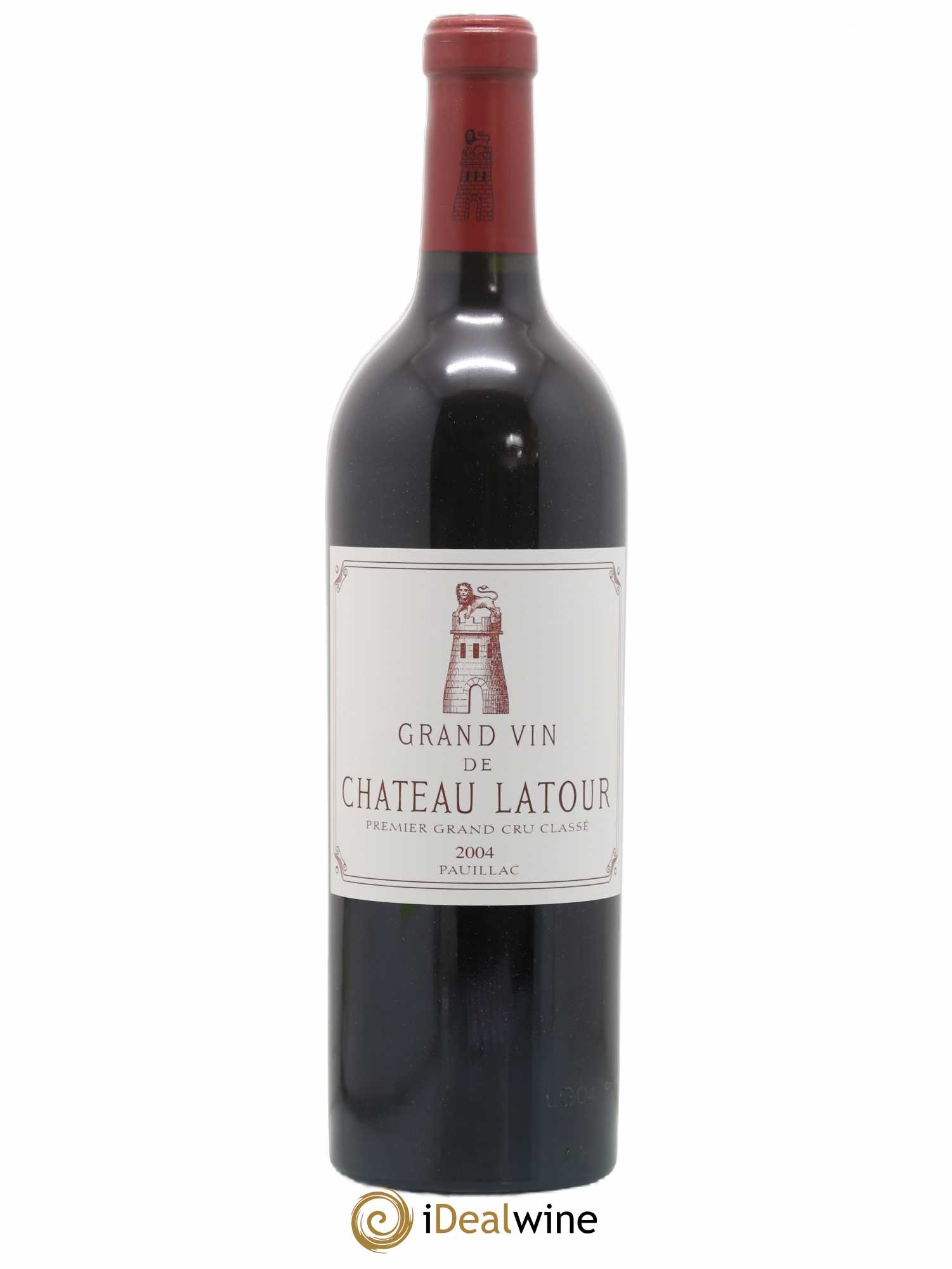 Château Latour 1er Grand Cru Classé 2004 - Lot de 1 bouteille - 0