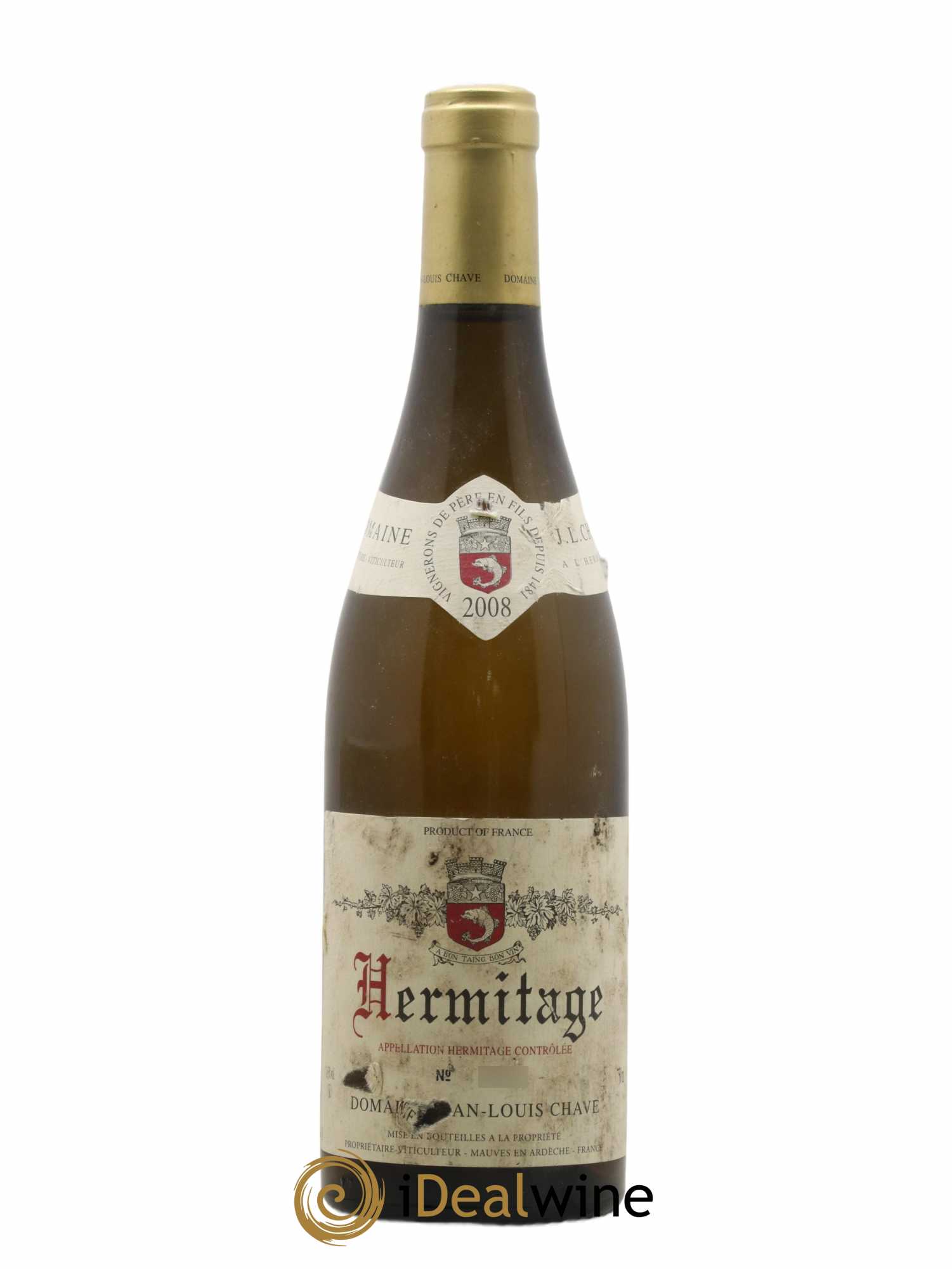 Hermitage Jean-Louis Chave 2008 - Lot of 1 bottle - 0