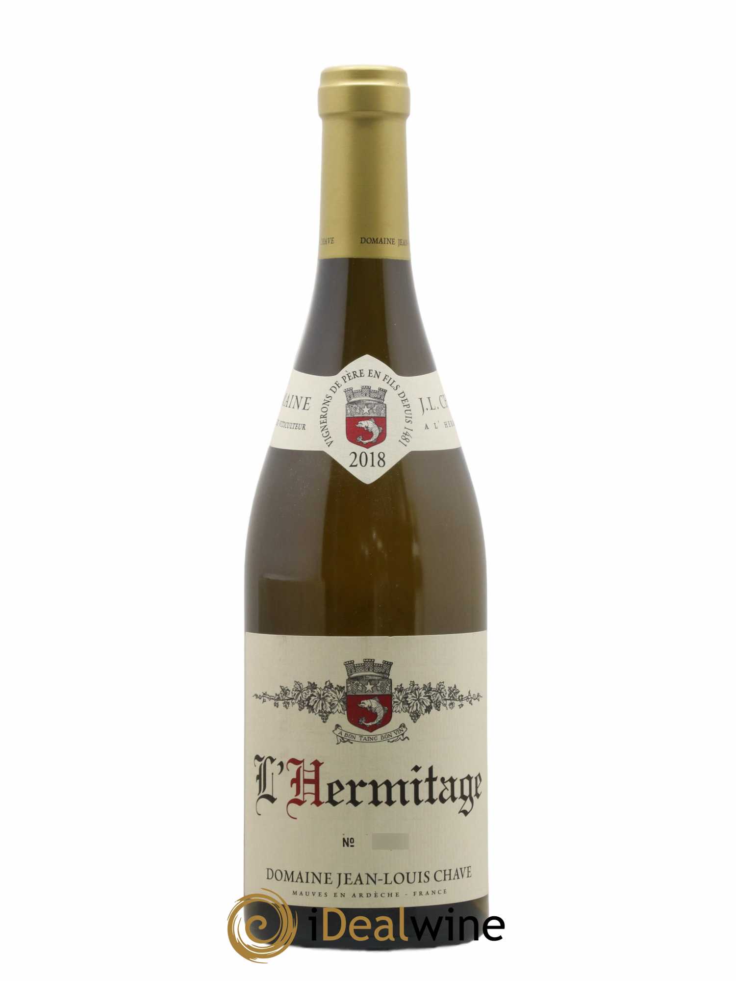 Hermitage Jean-Louis Chave 2018 - Lot de 1 bouteille - 0