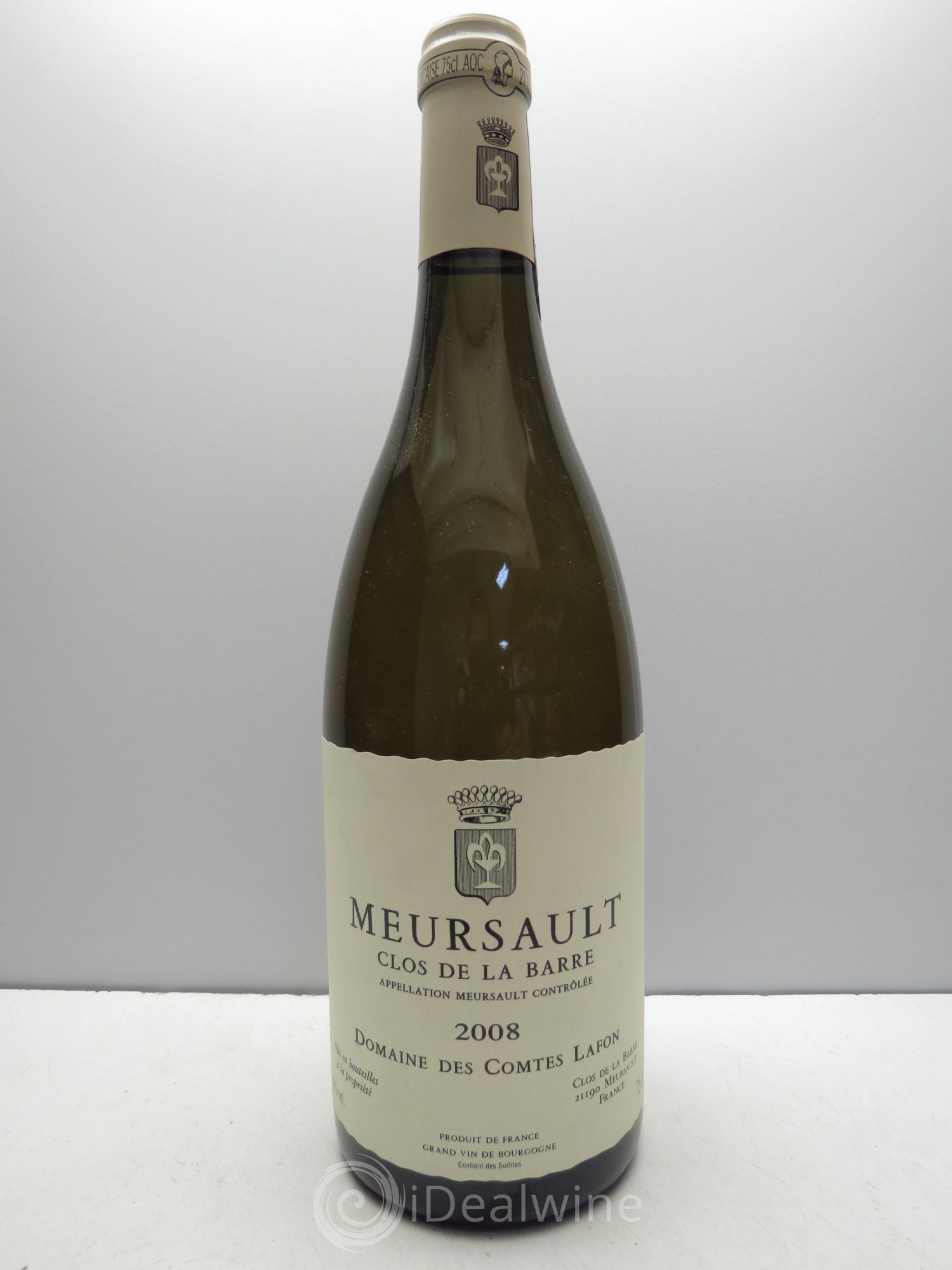 Meursault Clos de la Barre Comtes Lafon (Domaine des) 2008 - Lot de 1 bouteille - 0