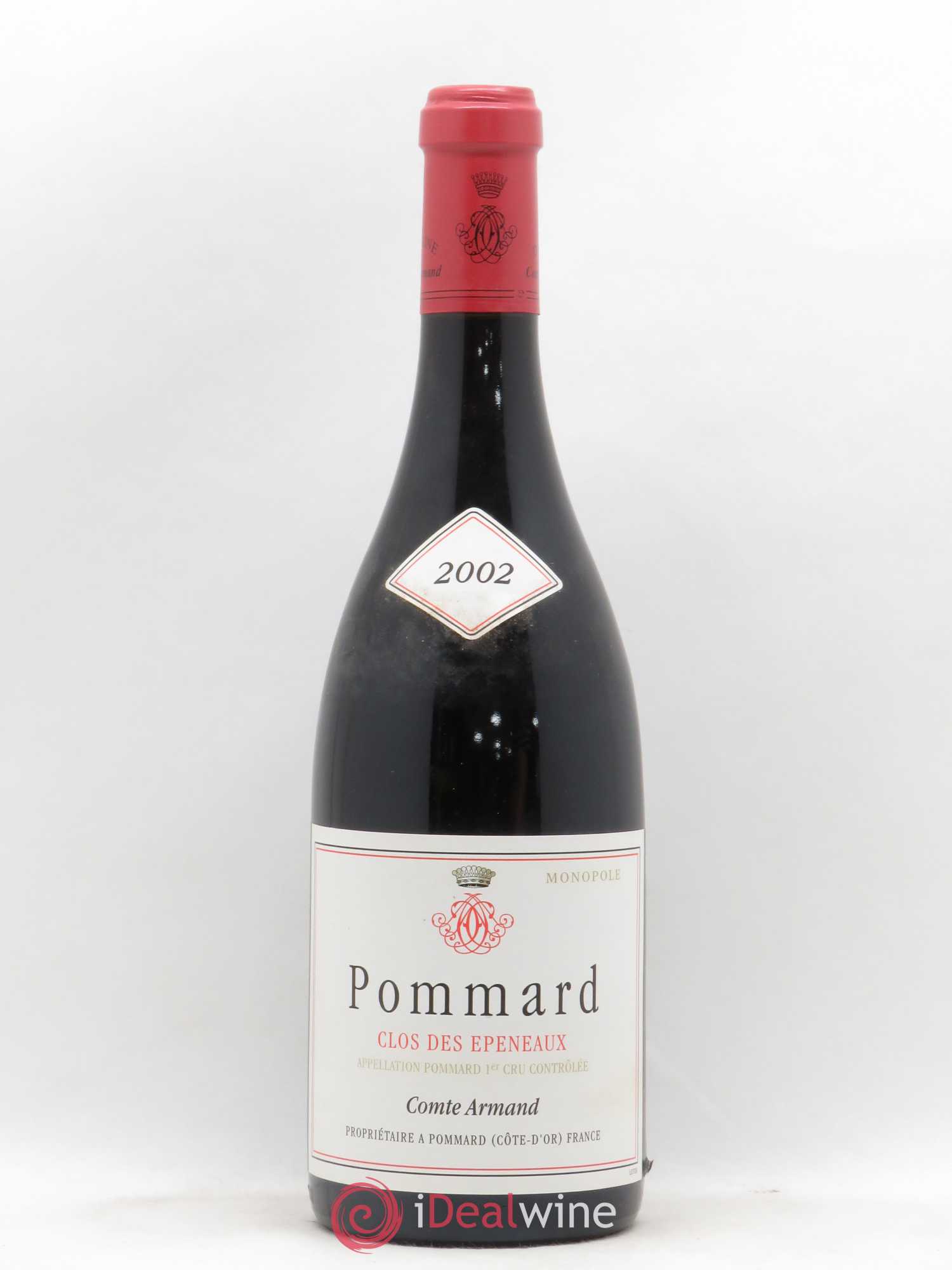 Pommard 1er Cru Clos des Epeneaux Comte Armand 2002 - Lot de 1 bouteille - 0