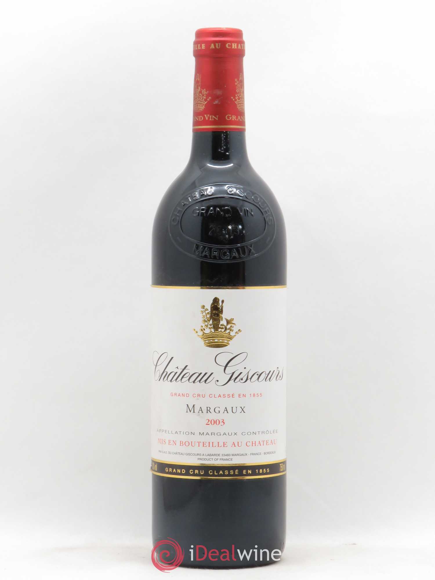 Château Giscours 3ème Grand Cru Classé 2003 - Lot de 1 bouteille - 0