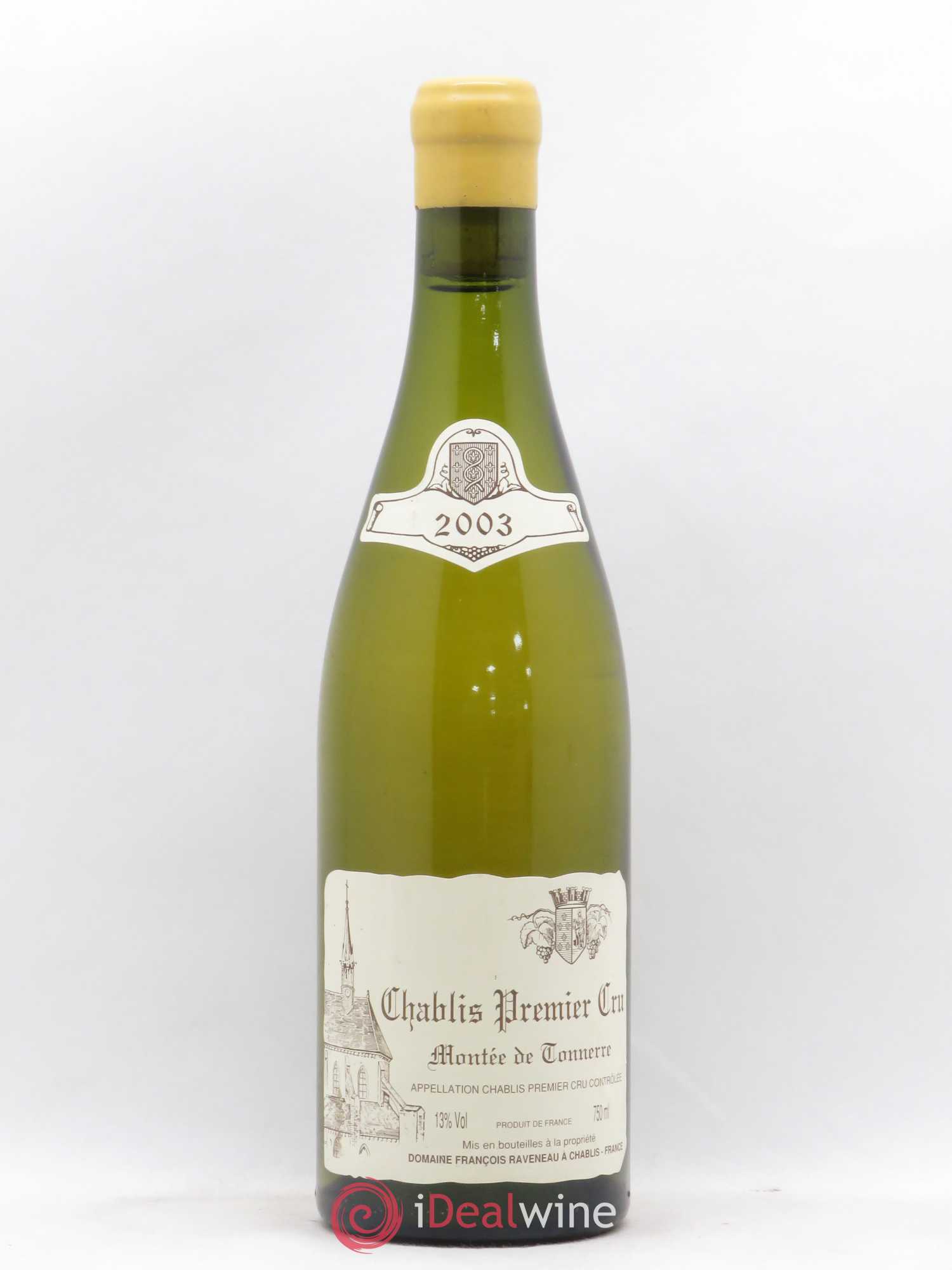 Chablis 1er Cru Montée de Tonnerre Raveneau (Domaine) 2003 - Lot de 1 bouteille - 0