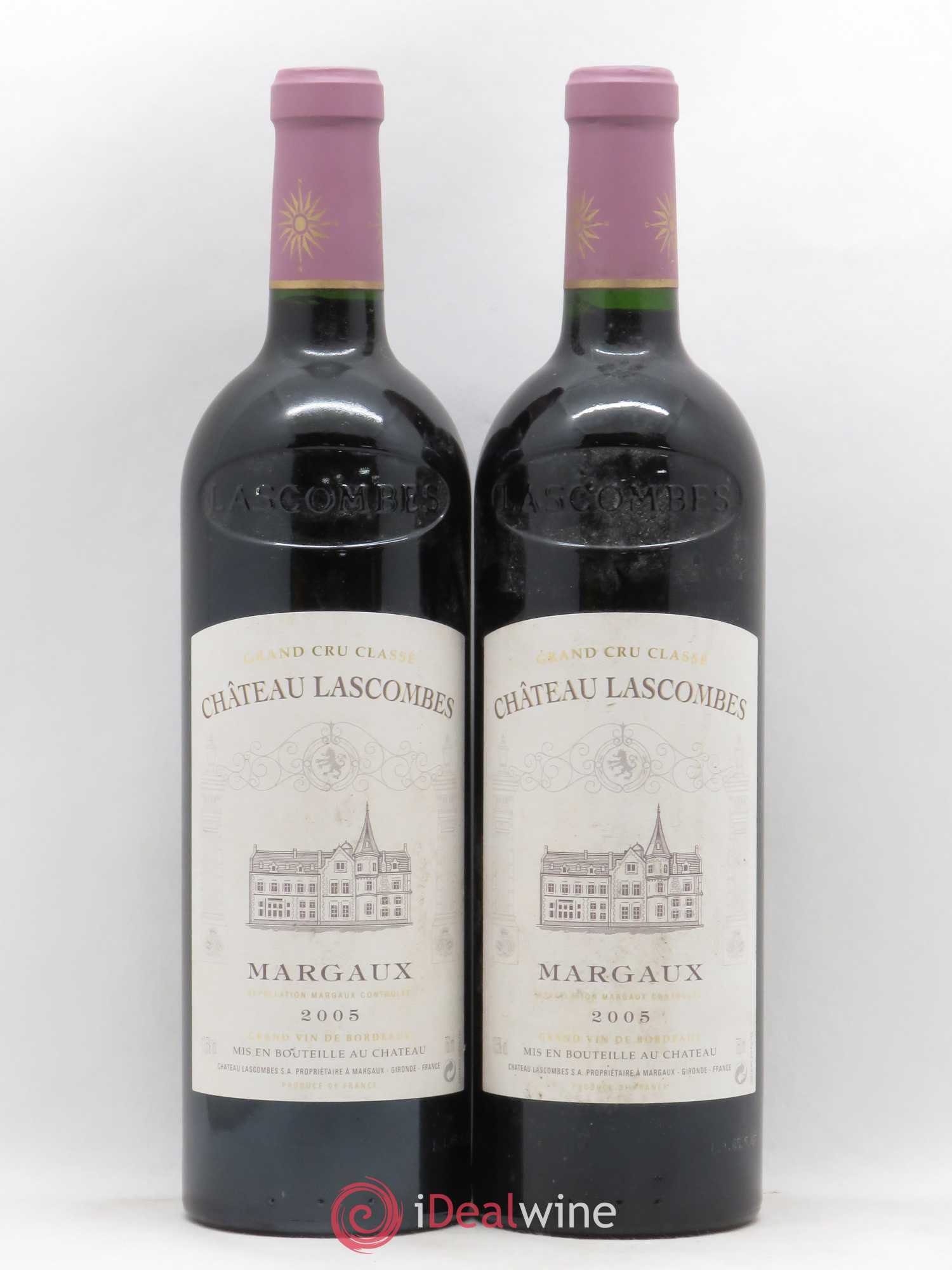 Château Lascombes 2ème Grand Cru Classé 2005 - Lot de 2 bouteilles - 0