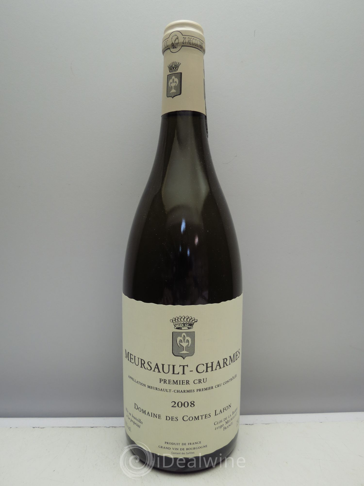 Meursault 1er Cru Charmes Comtes Lafon (Domaine des) 2008 - Lot de 1 bouteille - 0