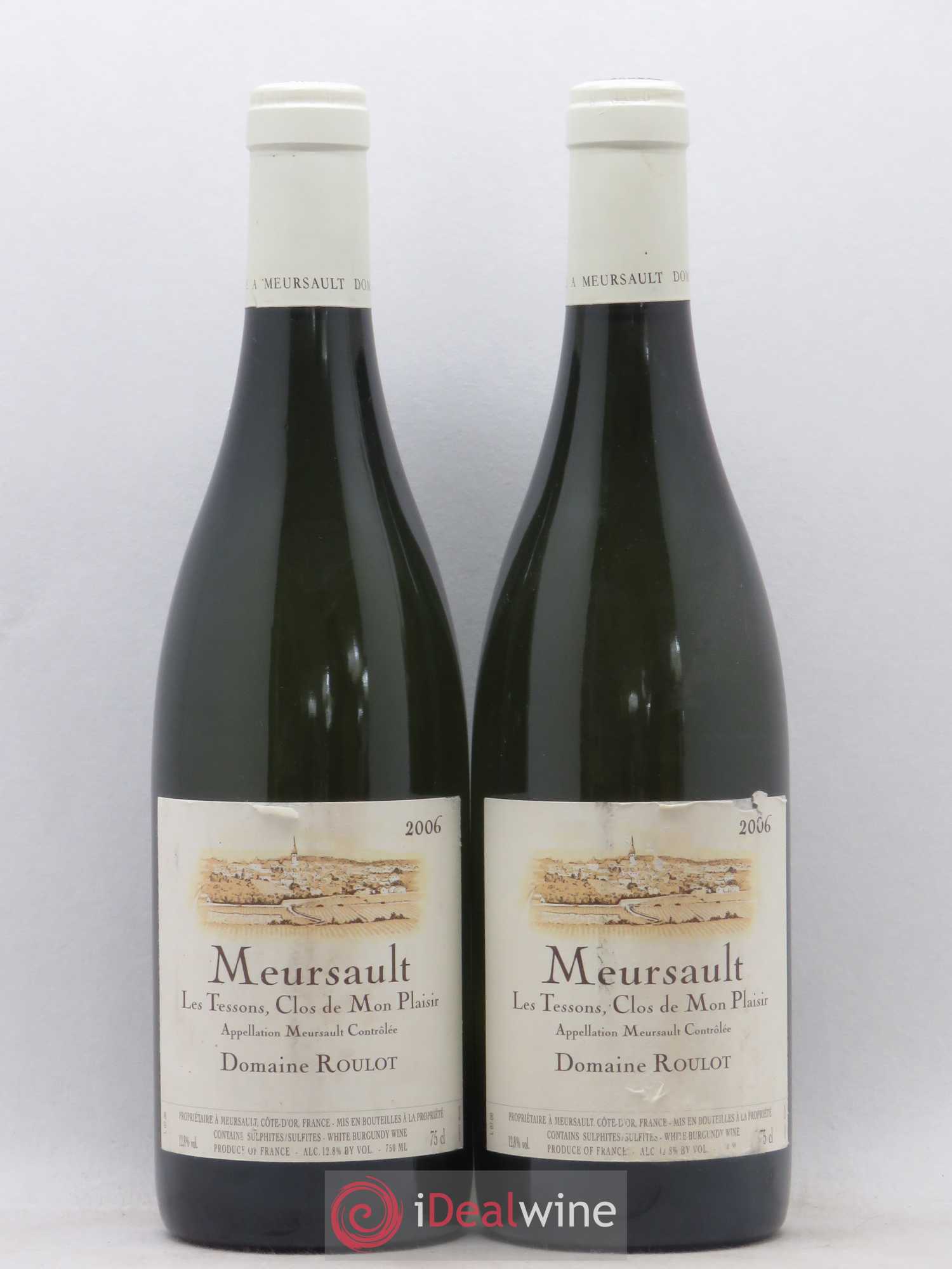 Meursault Les Tessons Clos de Mon plaisir Roulot (Domaine) 2006 - Lot de 2 bouteilles - 0