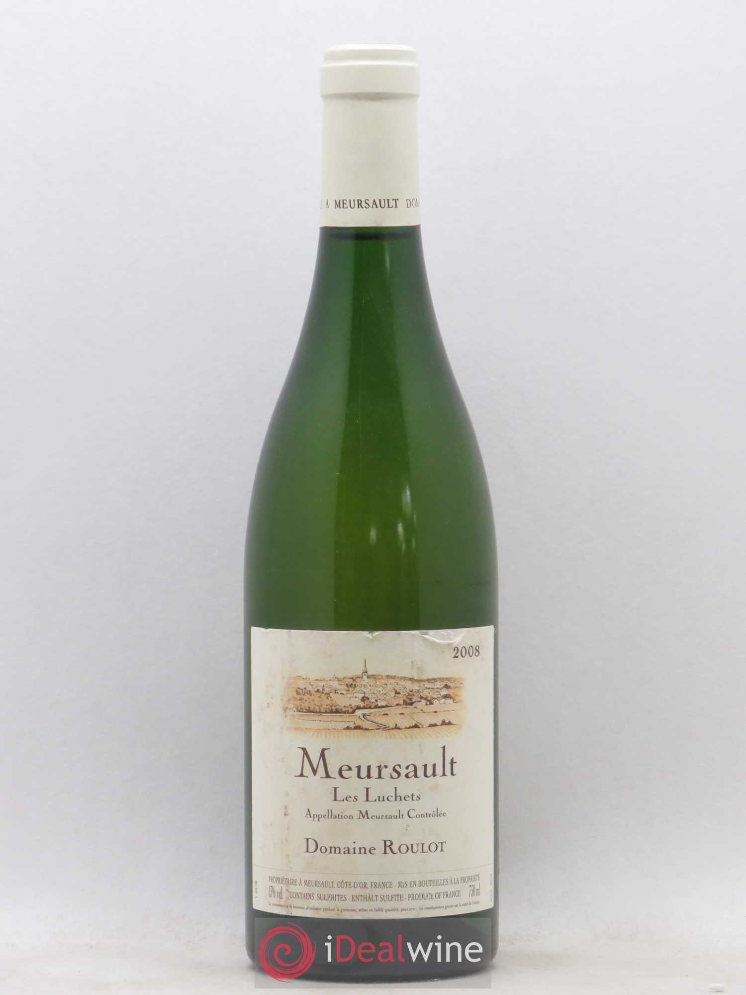 Meursault Luchets Roulot (Domaine) 2008 - Lot de 1 bouteille - 0