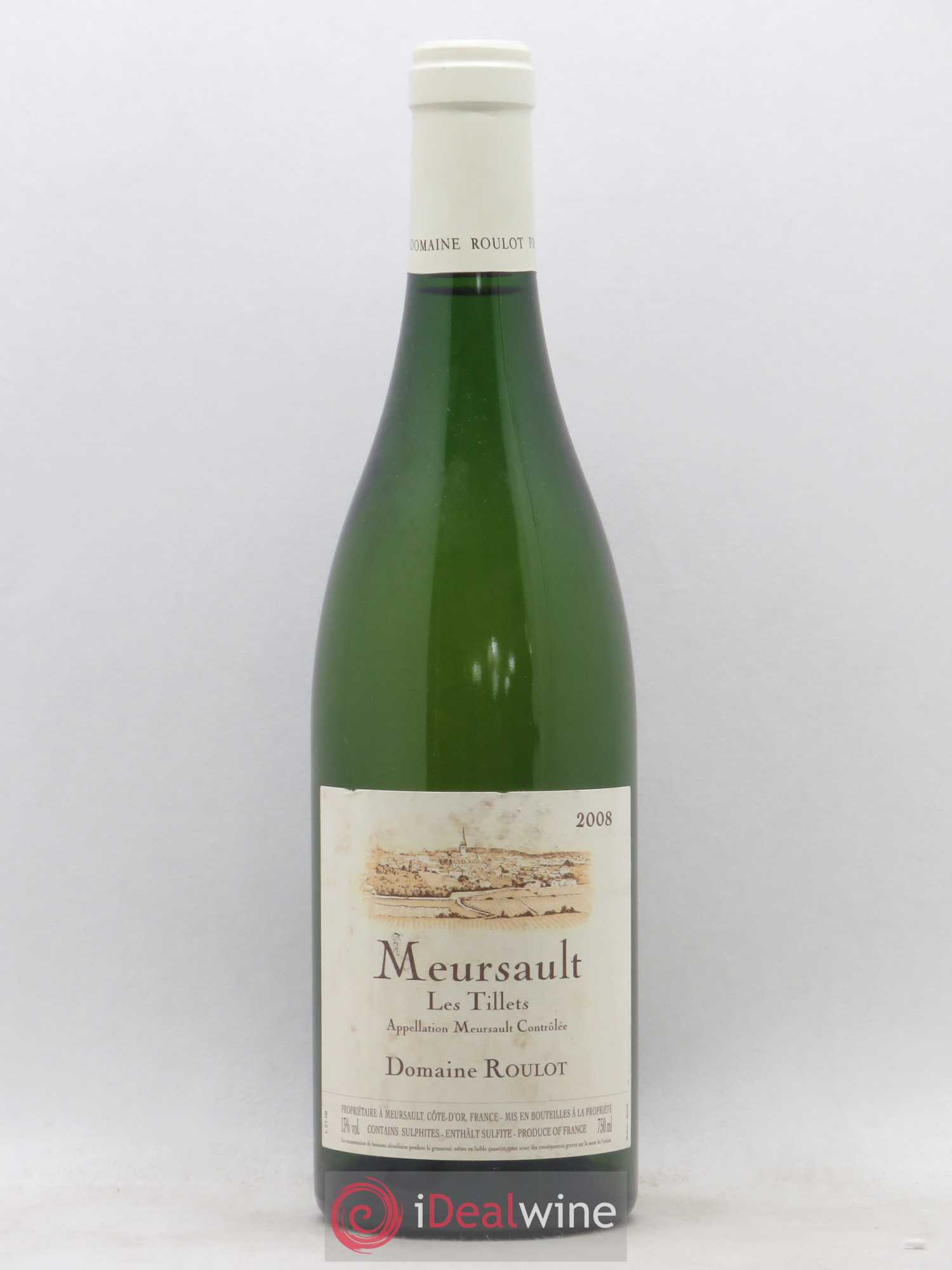 Meursault Les Tillets Roulot (Domaine) 2008 - Lot de 1 bouteille - 0
