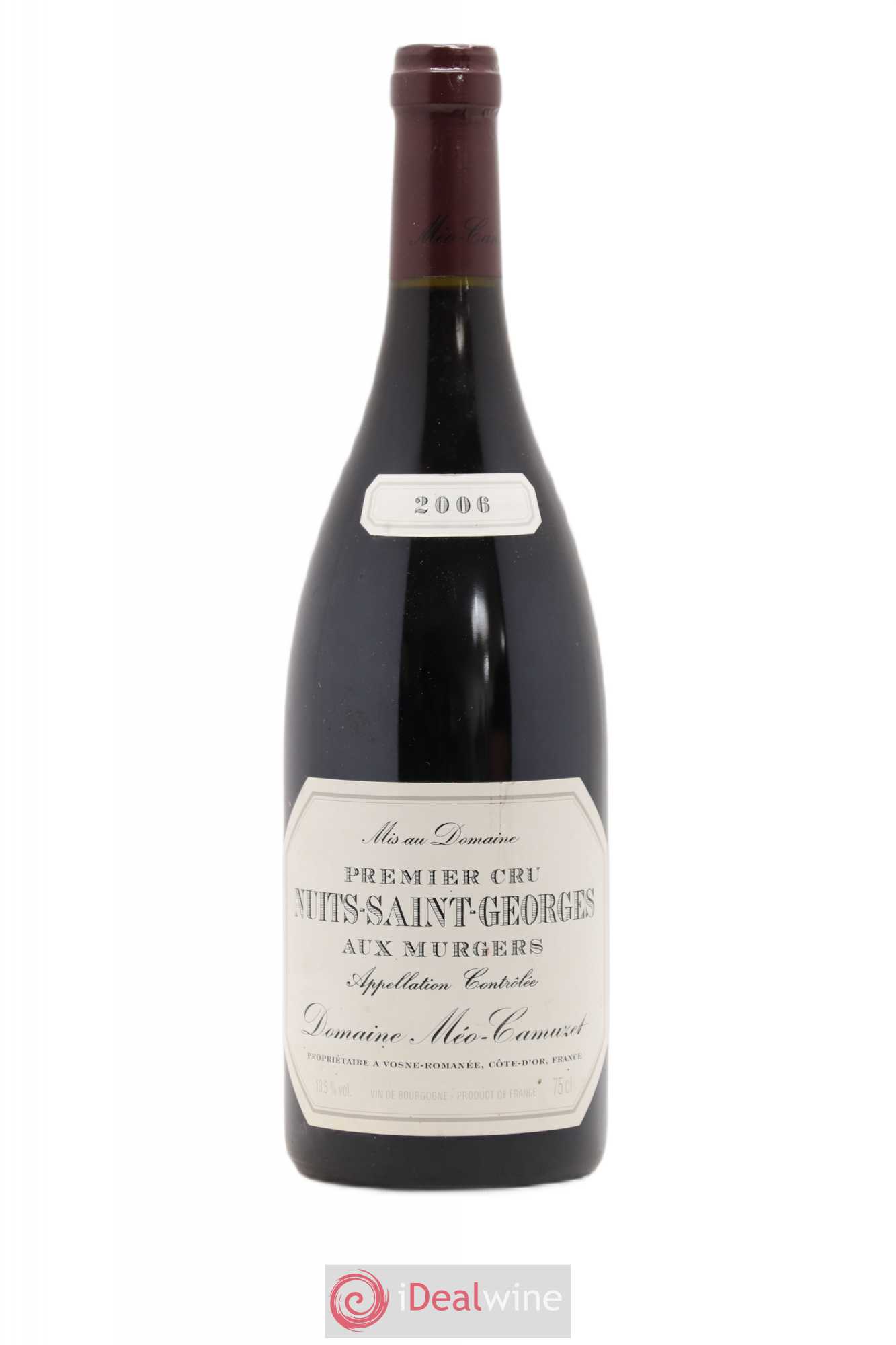 Nuits-Saint-Georges 1er Cru Aux Murgers Méo-Camuzet (Domaine) 2006 - Lot de 1 bouteille - 0