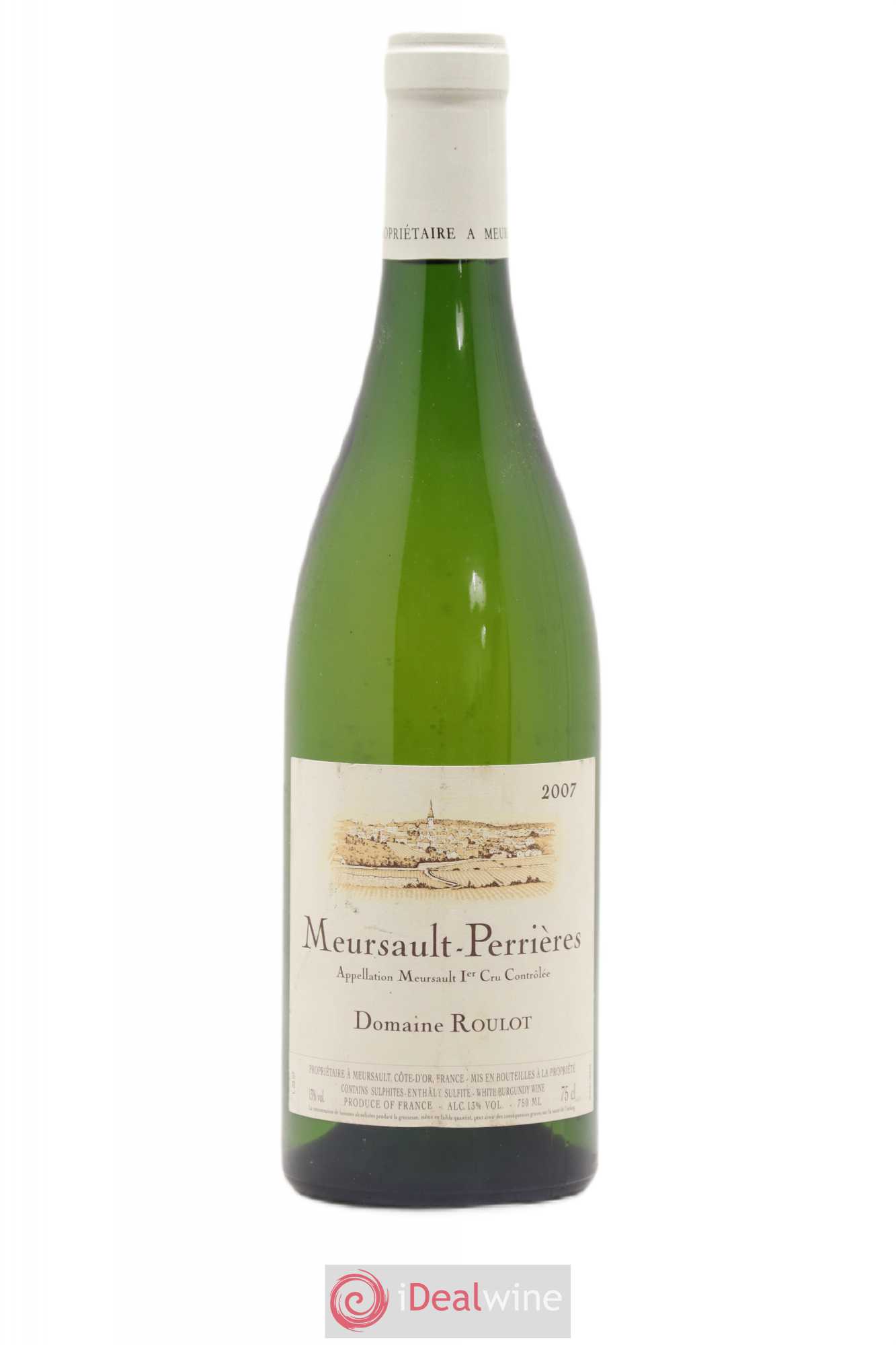 Meursault 1er Cru Perrières Roulot (Domaine) 2007 - Lot de 1 bouteille - 0